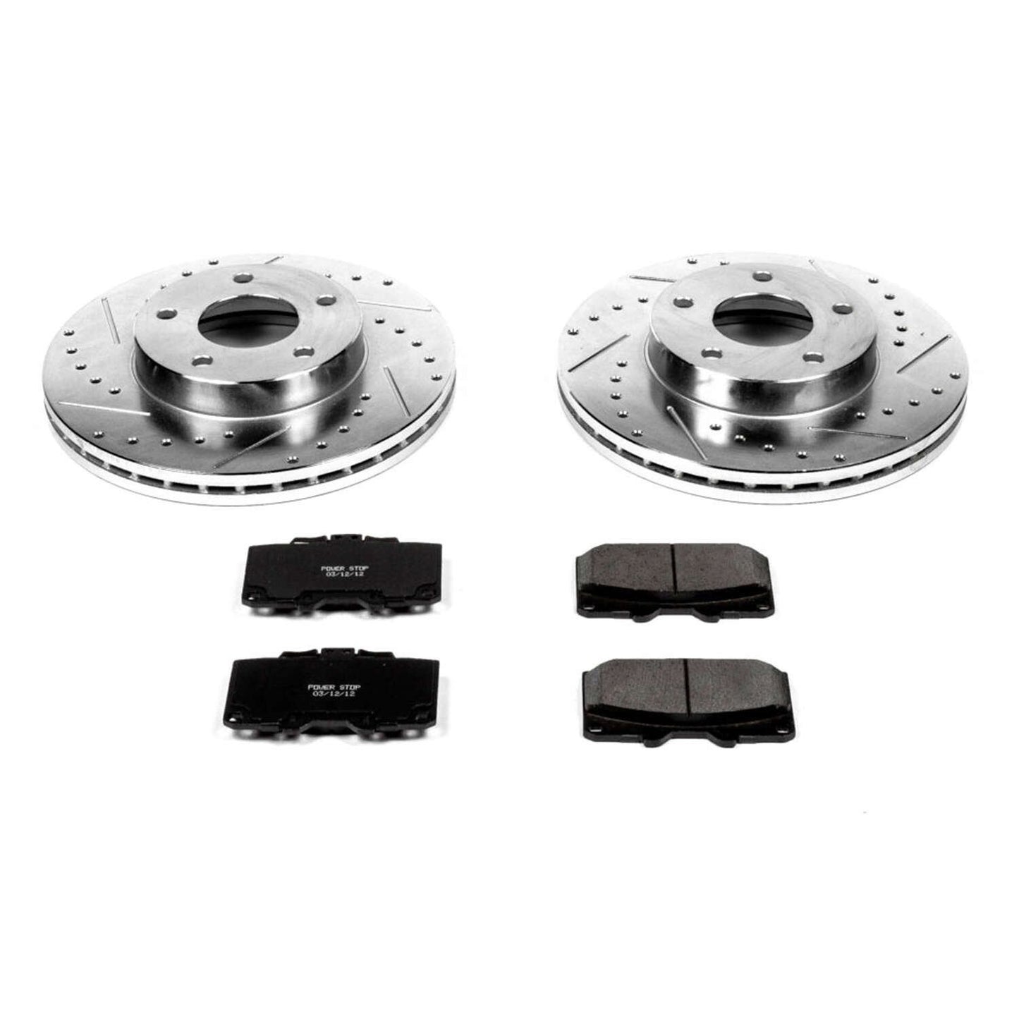 PowerStop Power Stop 89-90 Nissan 300ZX Front Z23 Evolution Sport Brake Kit K2973
