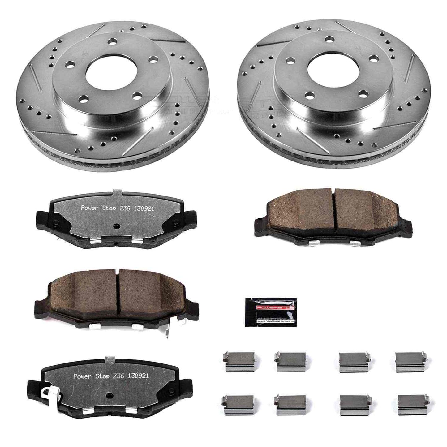 PowerStop Power Stop 07-11 Dodge Nitro Rear Z36 Truck & Tow Brake Kit K3046-36