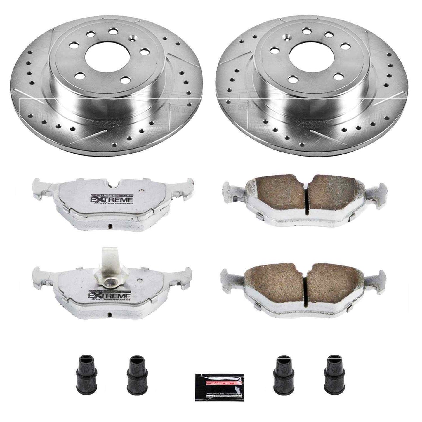 PowerStop Power Stop 99-10 Saab 9-5 Rear Z26 Street Warrior Brake Kit K3080-26