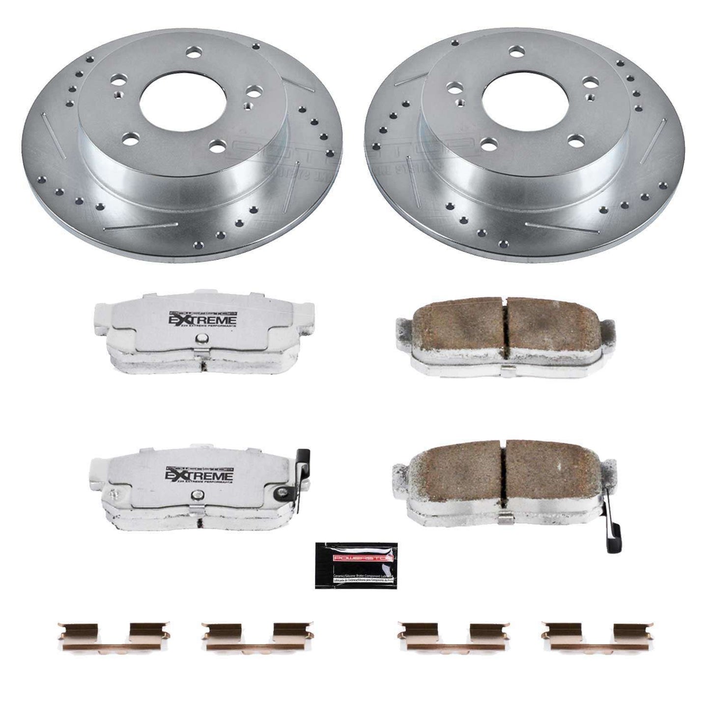PowerStop Power Stop 89-94 Nissan Maxima Rear Z26 Street Warrior Brake Kit K3099-26