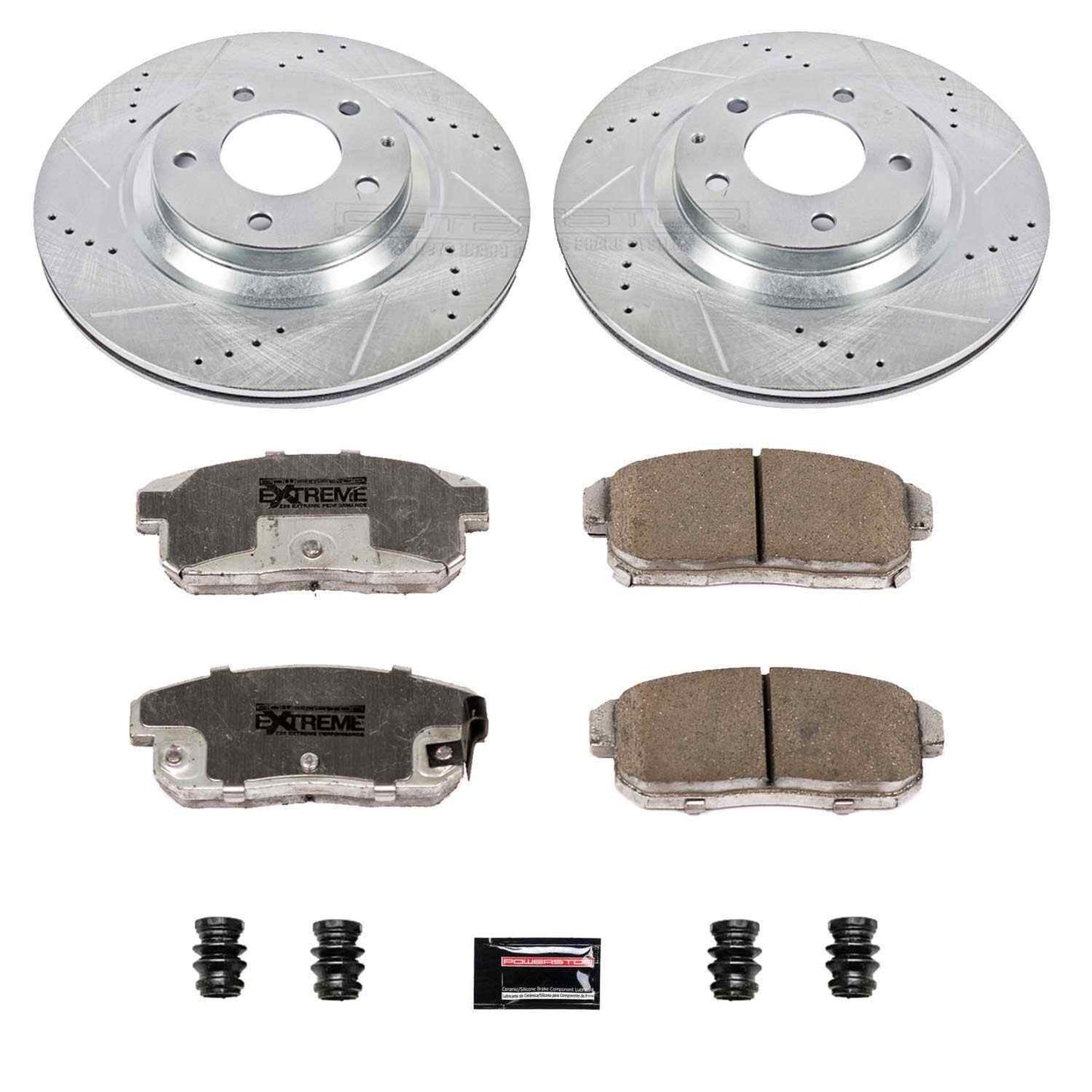 PowerStop Power Stop 04-11 Mazda RX-8 Rear Z26 Street Warrior Brake Kit K3146-26