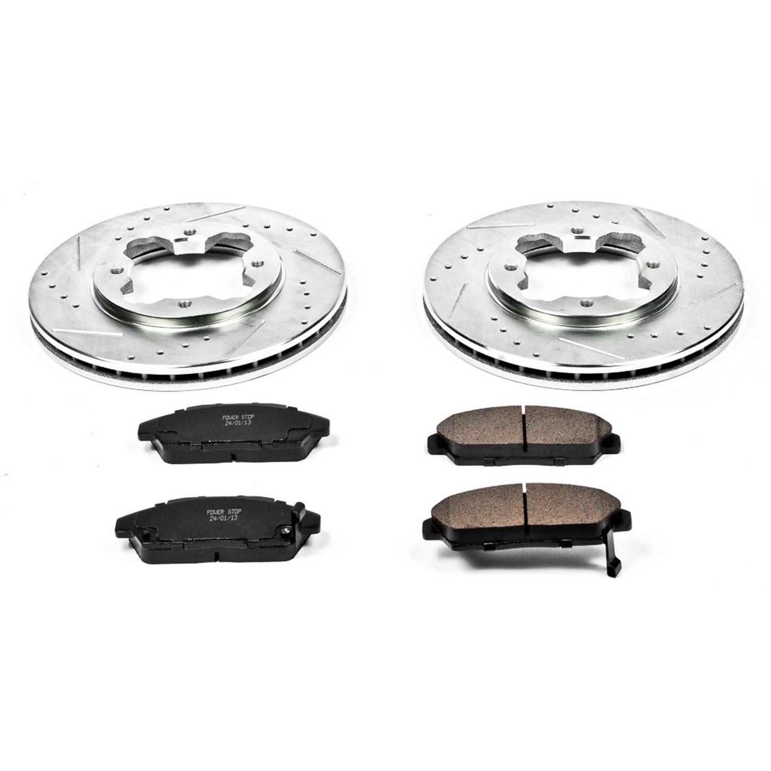 Power Stop 90-93 Honda Accord Front Z23 Evolution Sport Brake Kit K3164