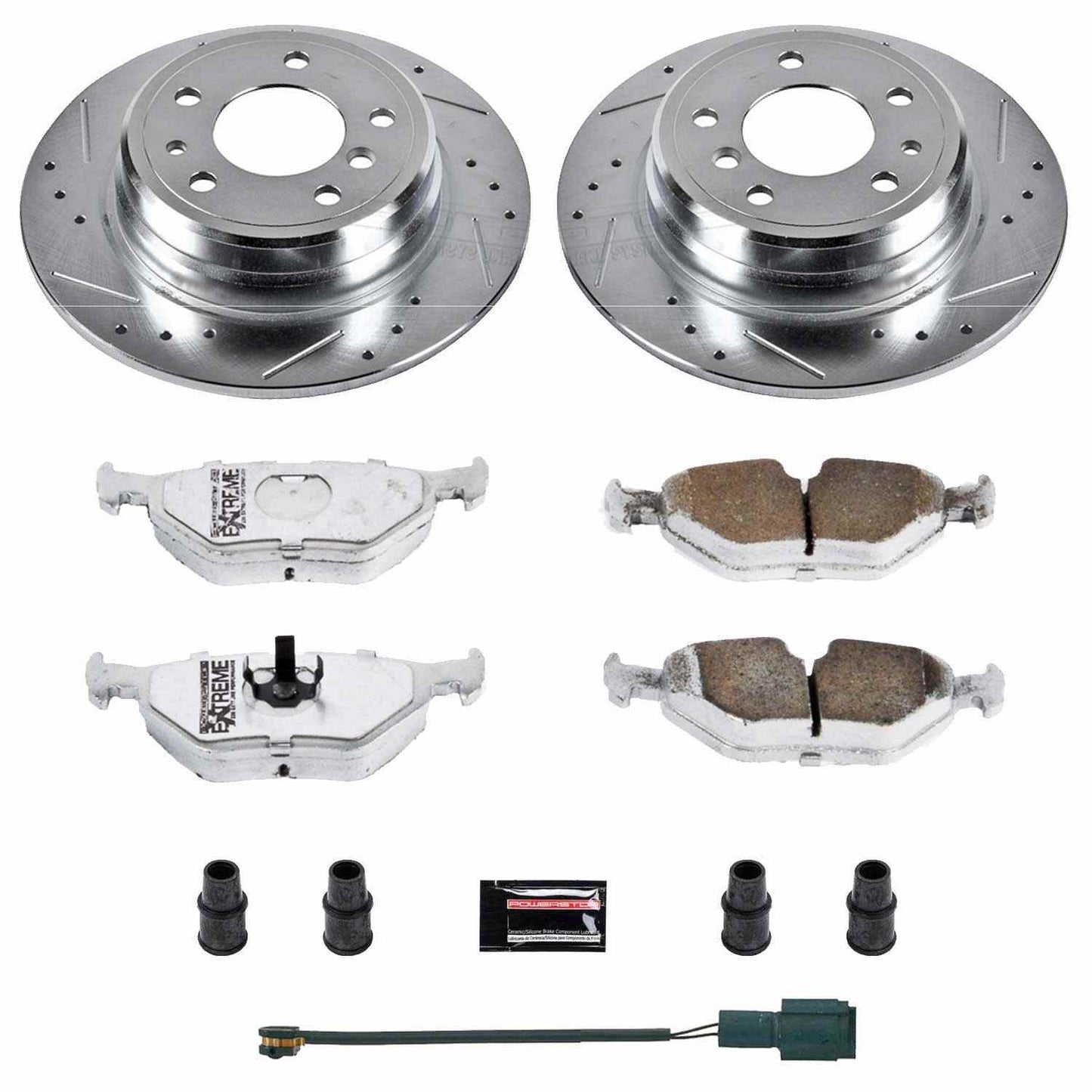 PowerStop Power Stop 90-95 BMW 525i Rear Z26 Street Warrior Brake Kit K393-26