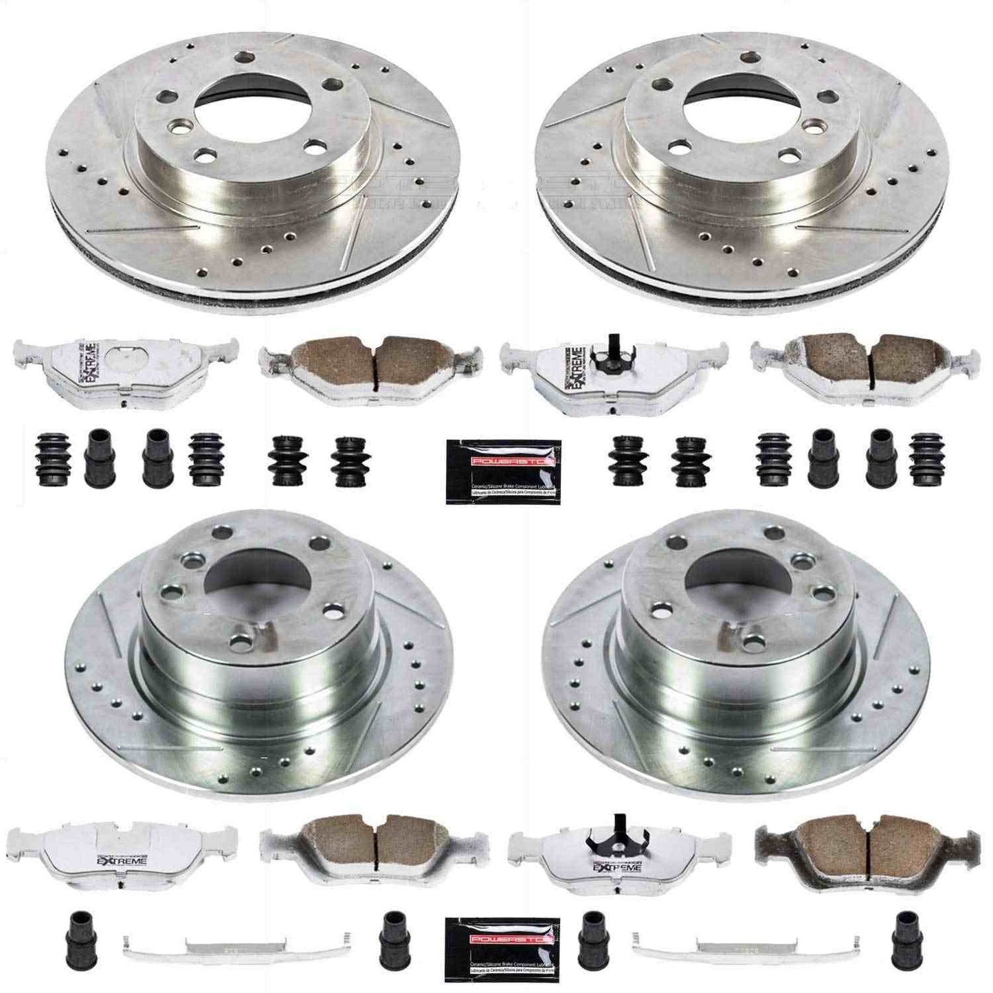 PowerStop Power Stop 03-05 BMW Z4 Front & Rear Z26 Street Warrior Brake Kit K4371-26