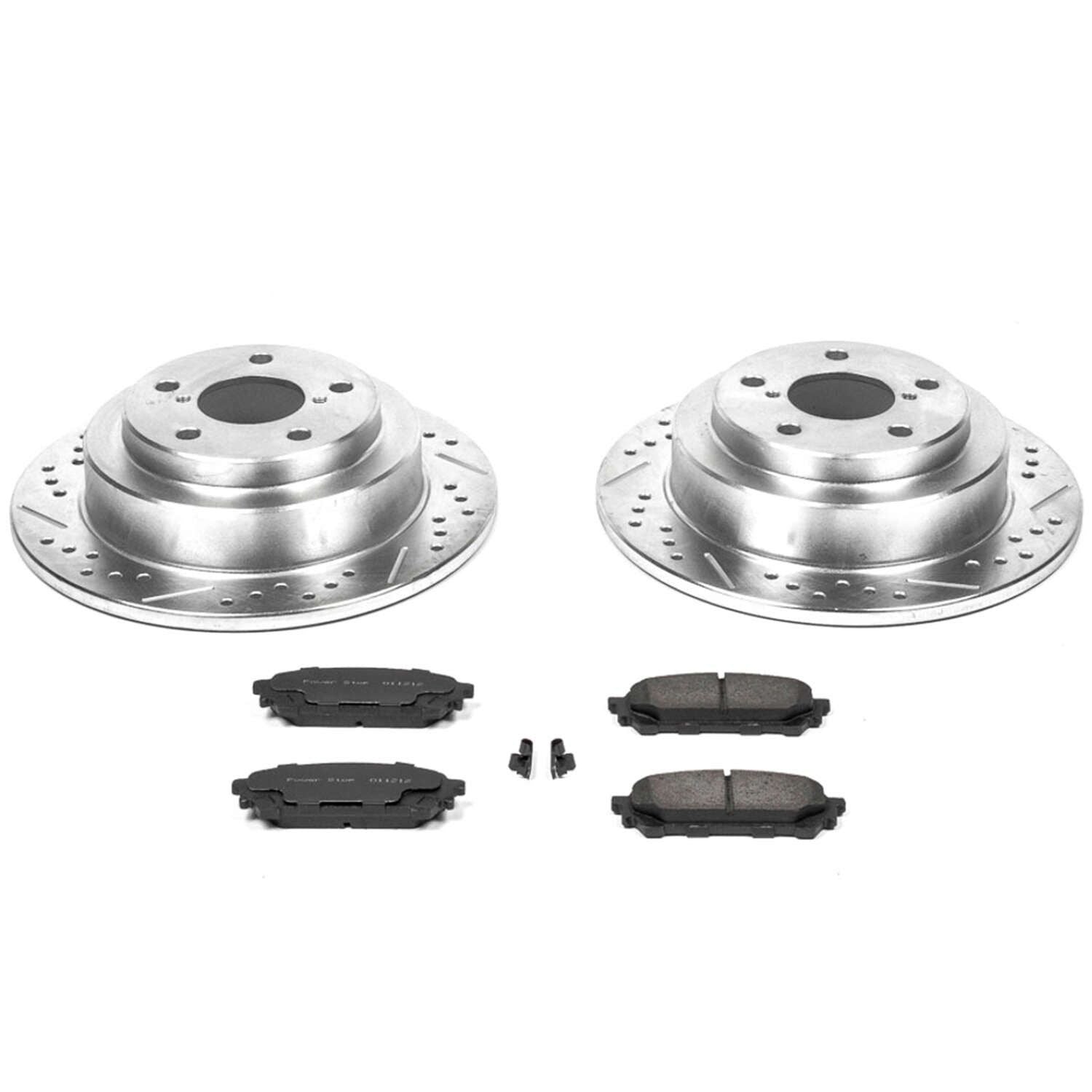 Power Stop 05-06 Saab 9-2X Rear Z23 Evolution Sport Brake Kit K447