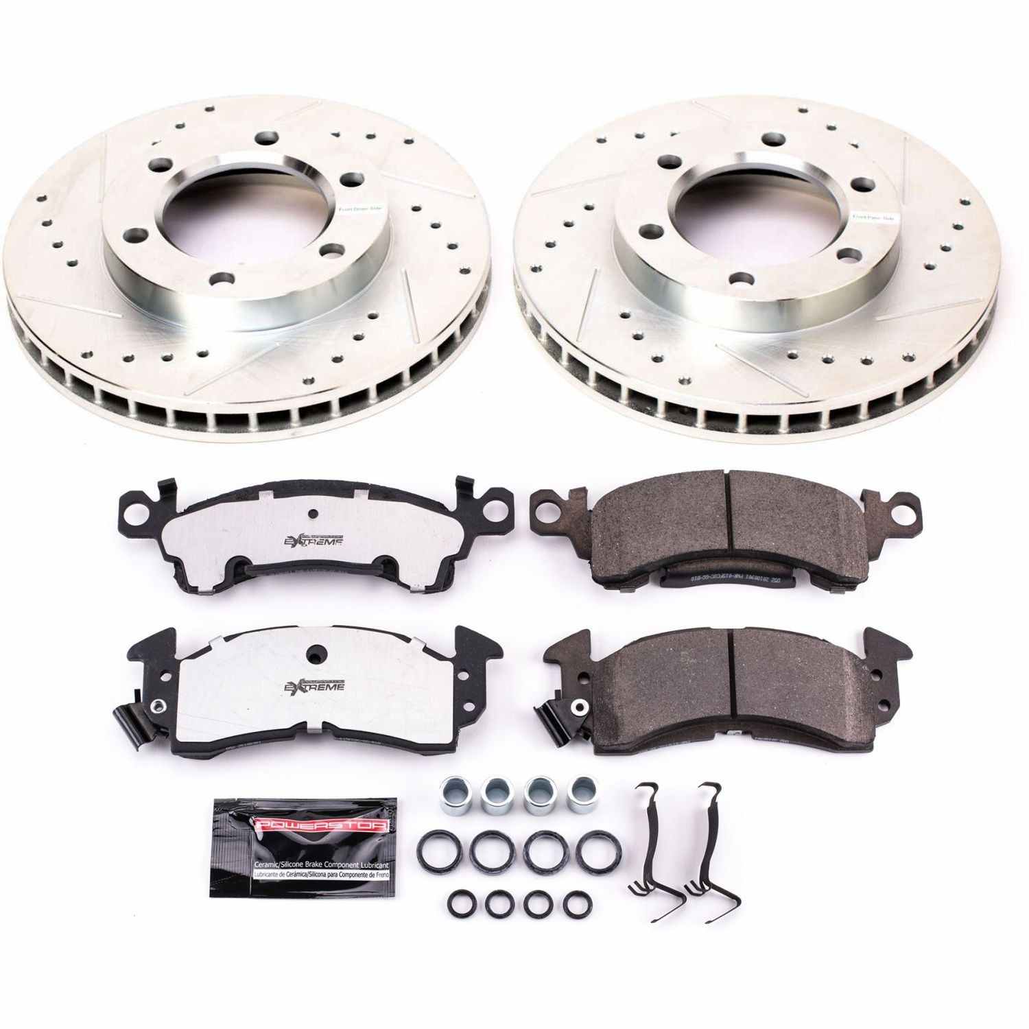 Power Stop 71-74 Chevrolet Blazer Front Z26 Street Warrior Brake Kit K4537-26