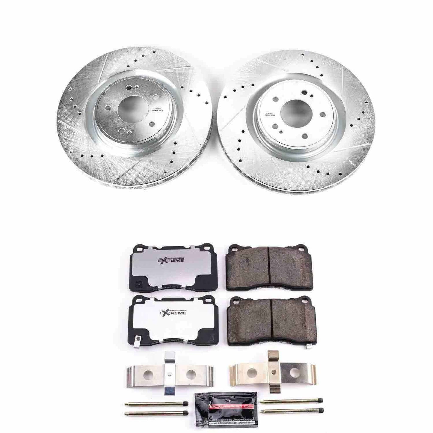 PowerStop Power Stop 08-15 Mitsubishi Lancer Front Z26 Street Warrior Brake Kit K4551-26