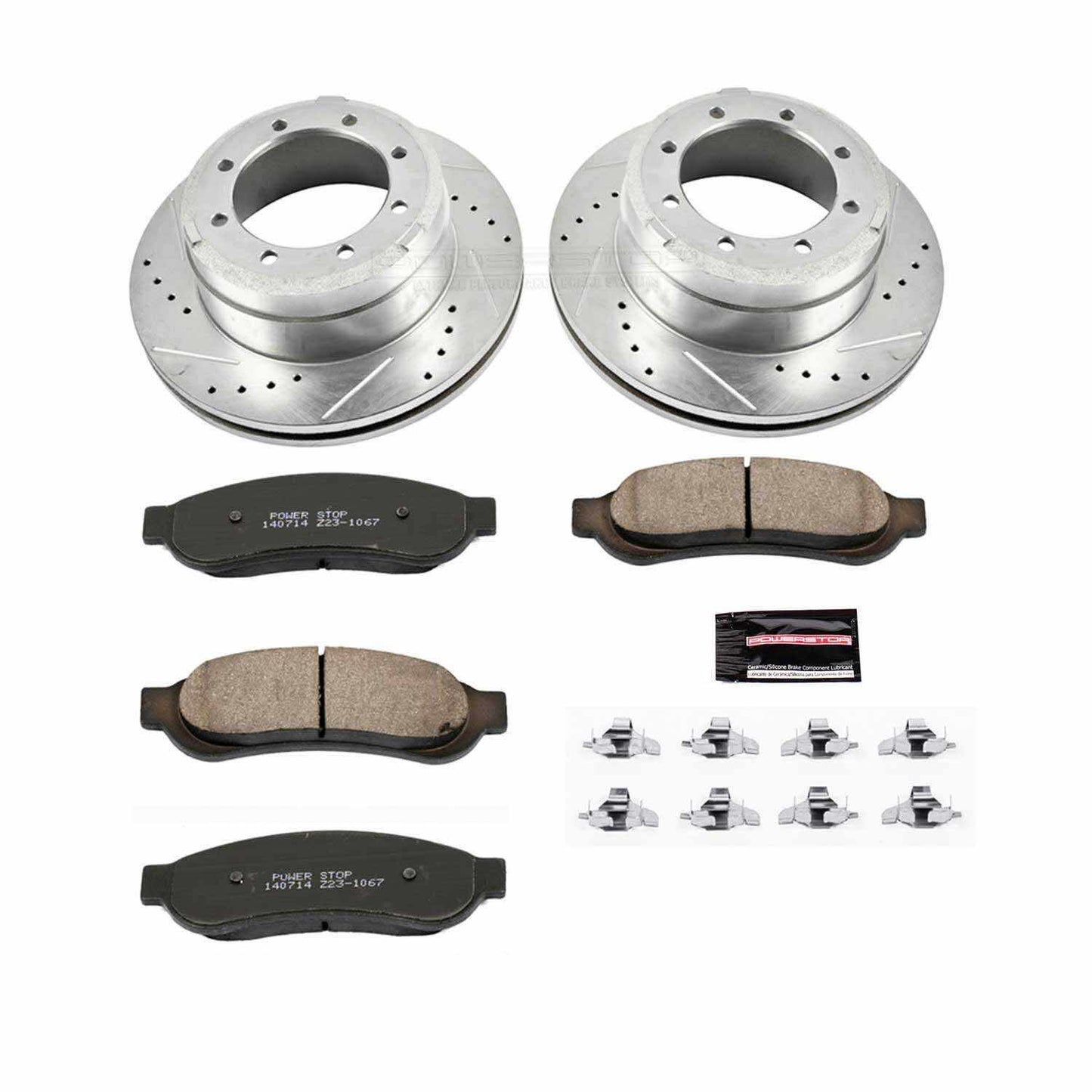 PowerStop Power Stop 05-10 Ford F-350 Super Duty Rear Z23 Evolution Sport Brake Kit K4593