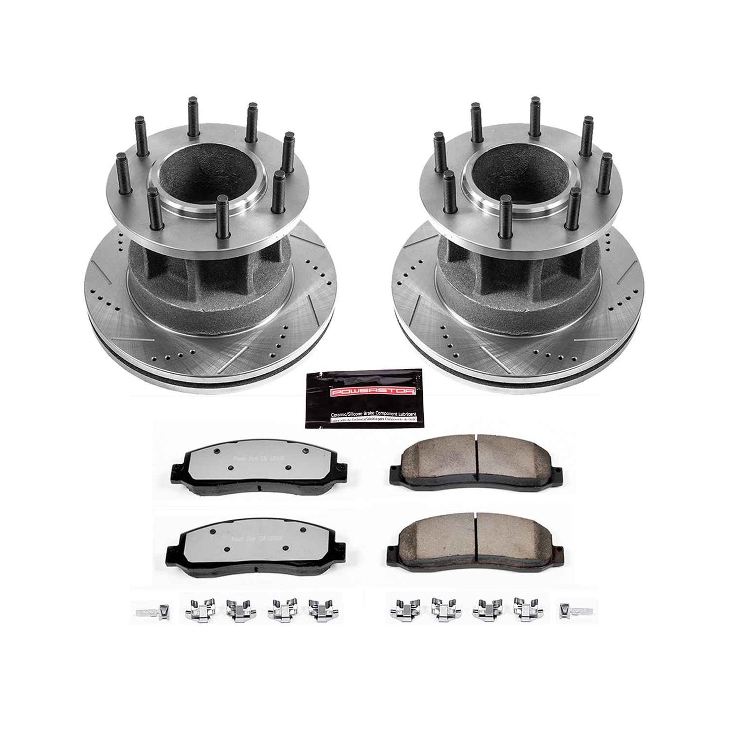 PowerStop Power Stop 07-11 Ford F-350 Super Duty Front Z36 Truck & Tow Brake Kit K4595-36