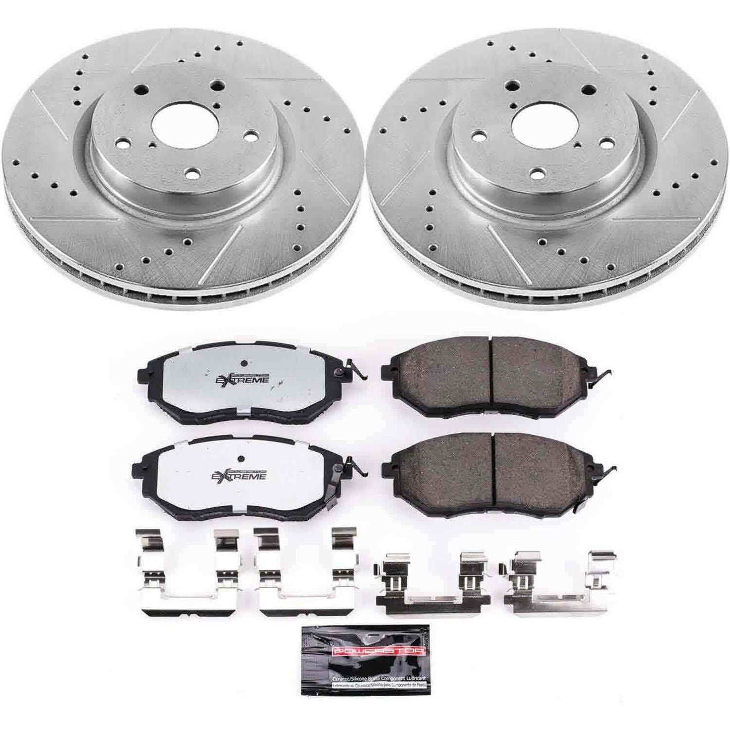 PowerStop Power Stop 06-07 Subaru B9 Tribeca Front Z26 Street Warrior Brake Kit K4603-26