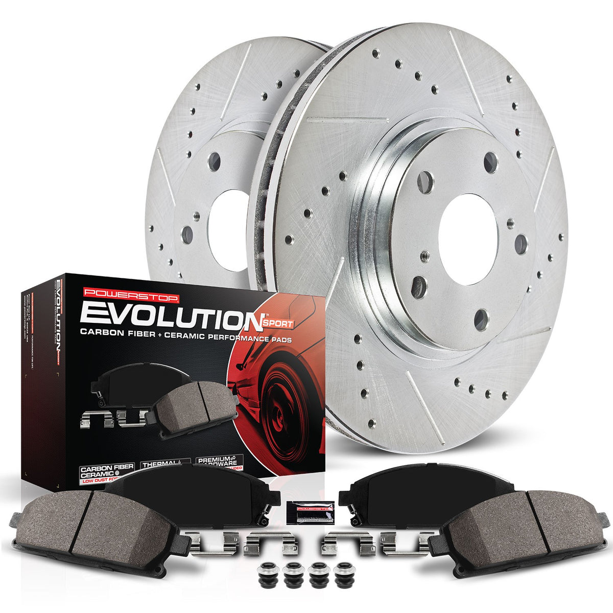 PowerStop Power Stop 07-09 Mercedes-Benz ML320 Rear Z23 Evolution Sport Brake Kit K4638