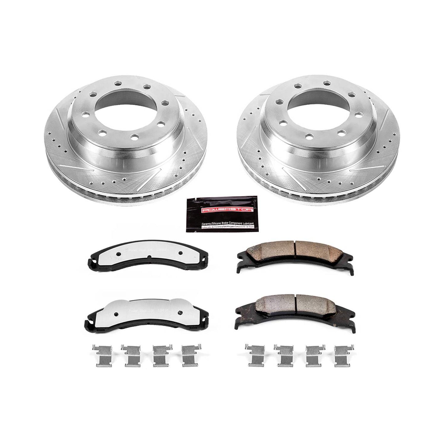 PowerStop Power Stop 08-14 Ford E-150 Rear Z36 Truck & Tow Brake Kit K4718-36