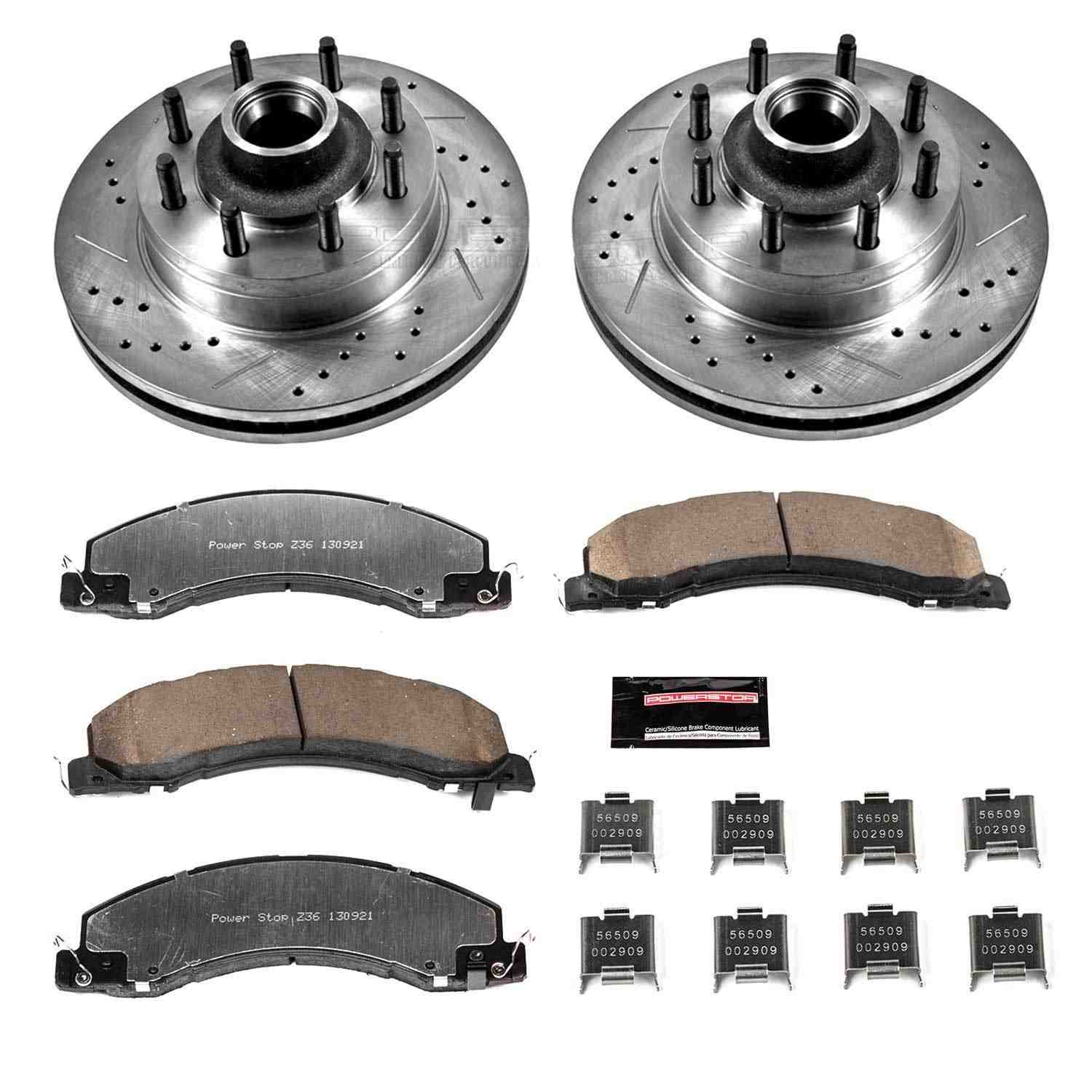 PowerStop Power Stop 11-12 Ram 4500 Rear Z36 Truck & Tow Brake Kit K4722-36