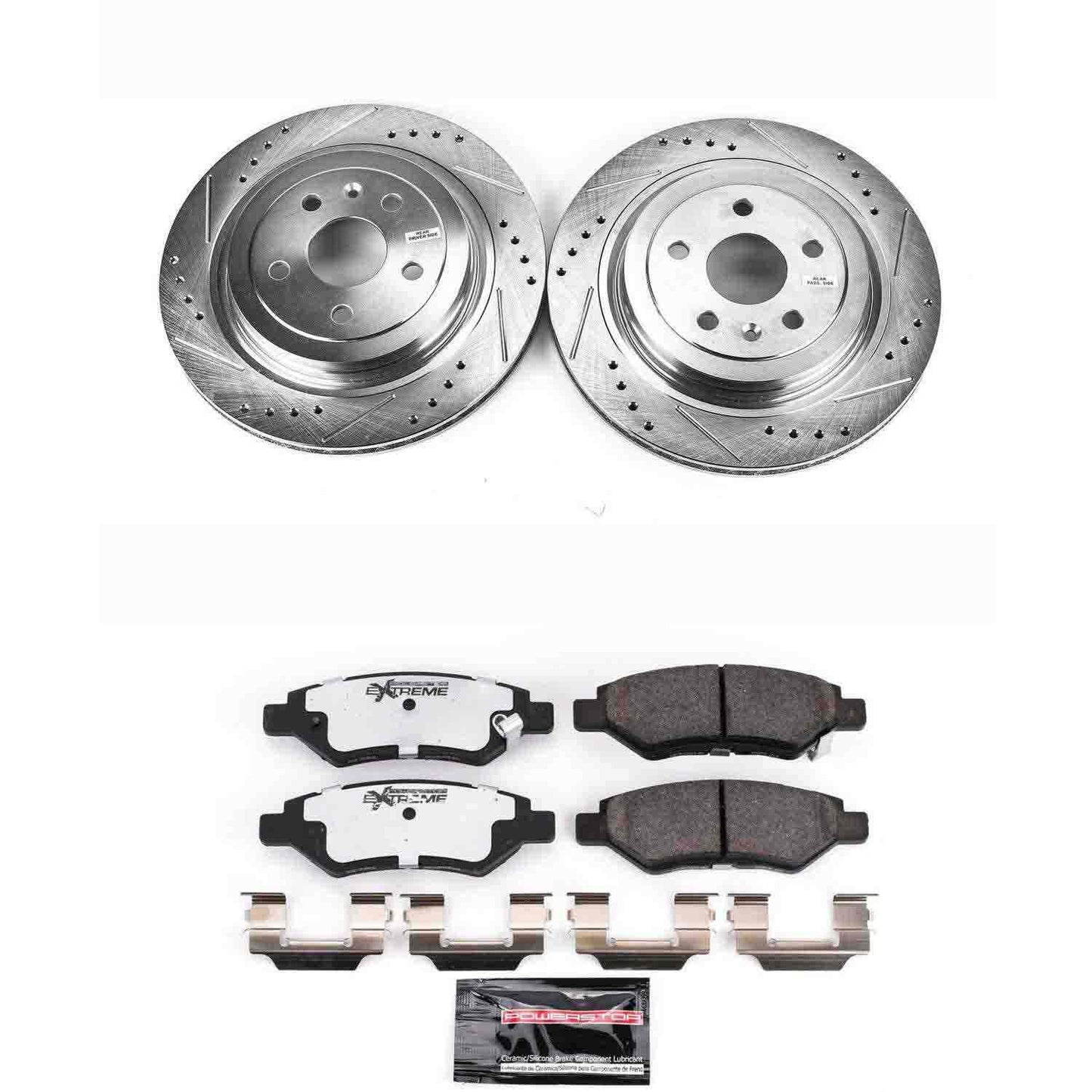 PowerStop Power Stop 08-14 Cadillac CTS Rear Z26 Street Warrior Brake Kit K4723-26