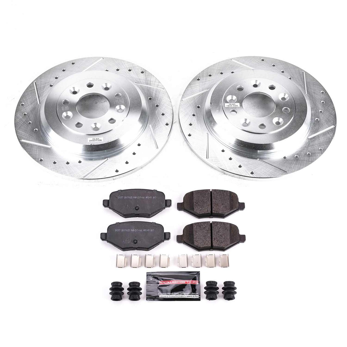 PowerStop Power Stop 11-15 Ford Edge Rear Z23 Evolution Sport Brake Kit K4744