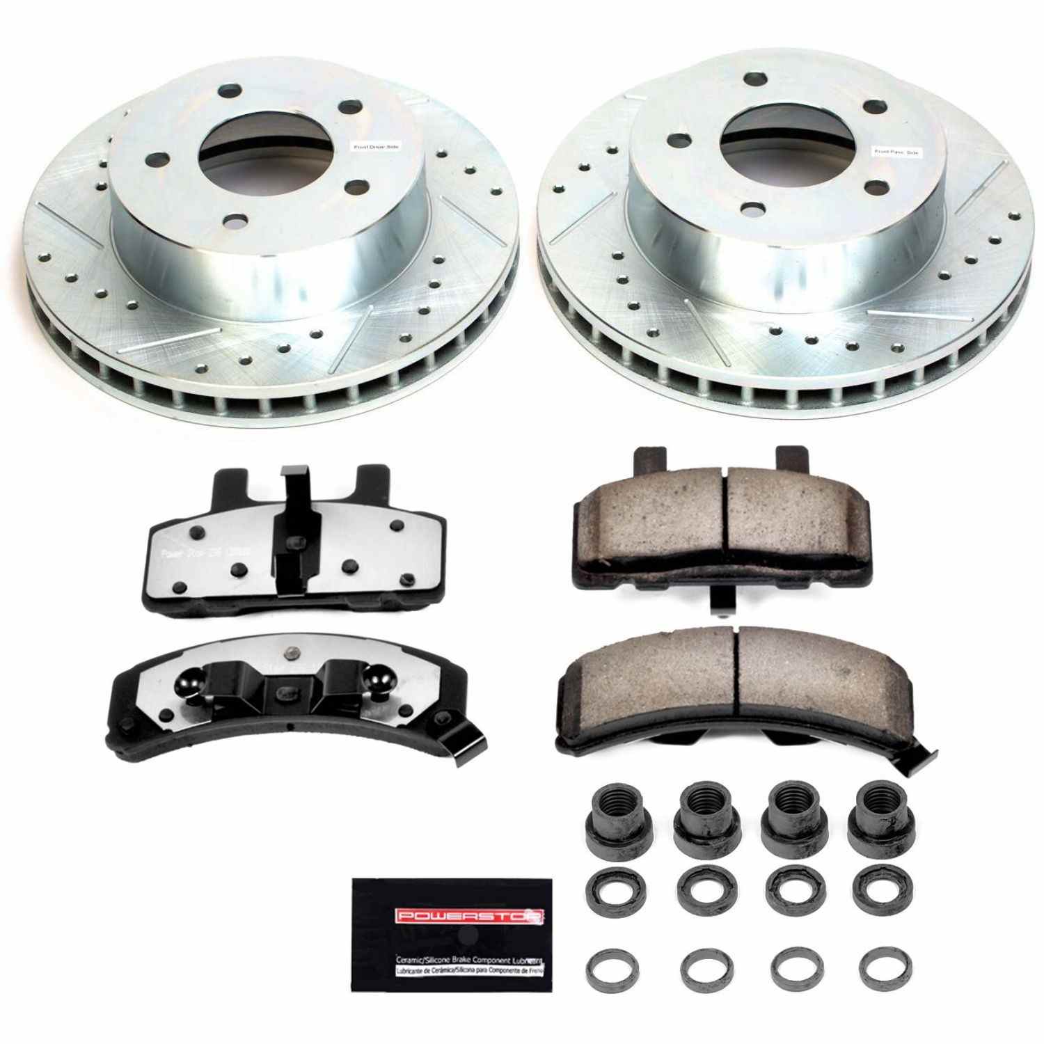 Power Stop 90-02 Chevrolet Astro Front Z36 Truck & Tow Brake Kit K4873-36