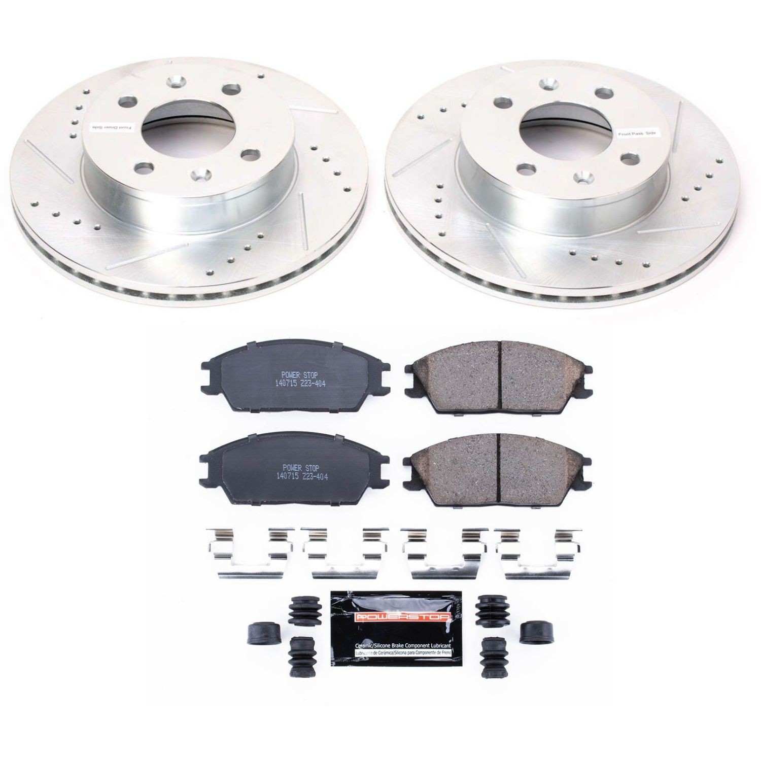 Power Stop 03-05 Hyundai Accent Front Z23 Evolution Sport Brake Kit K4909