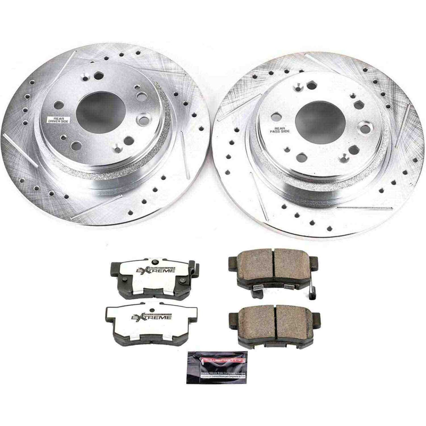 PowerStop Power Stop 02-04 Acura RL Rear Z26 Street Warrior Brake Kit K4989-26
