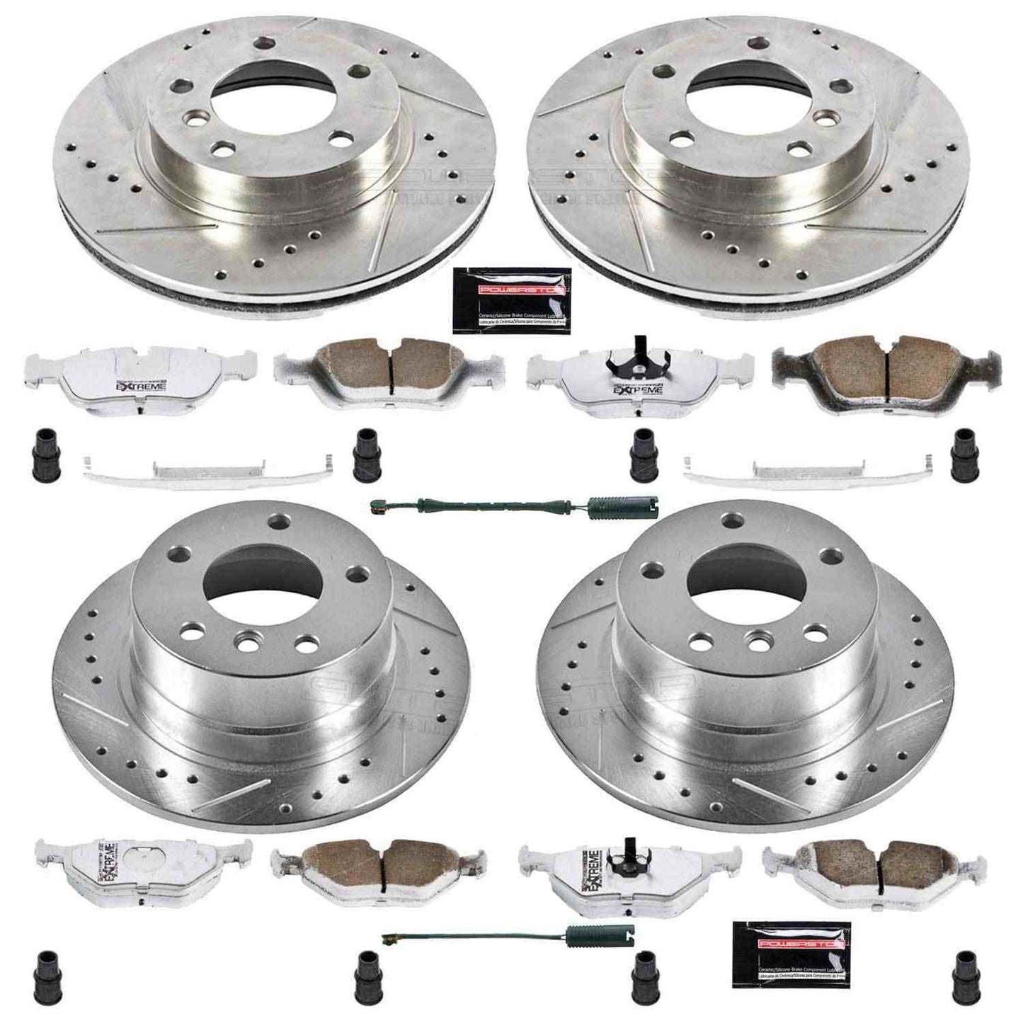 PowerStop Power Stop 97-02 BMW Z3 Front & Rear Z26 Street Warrior Brake Kit K500-26