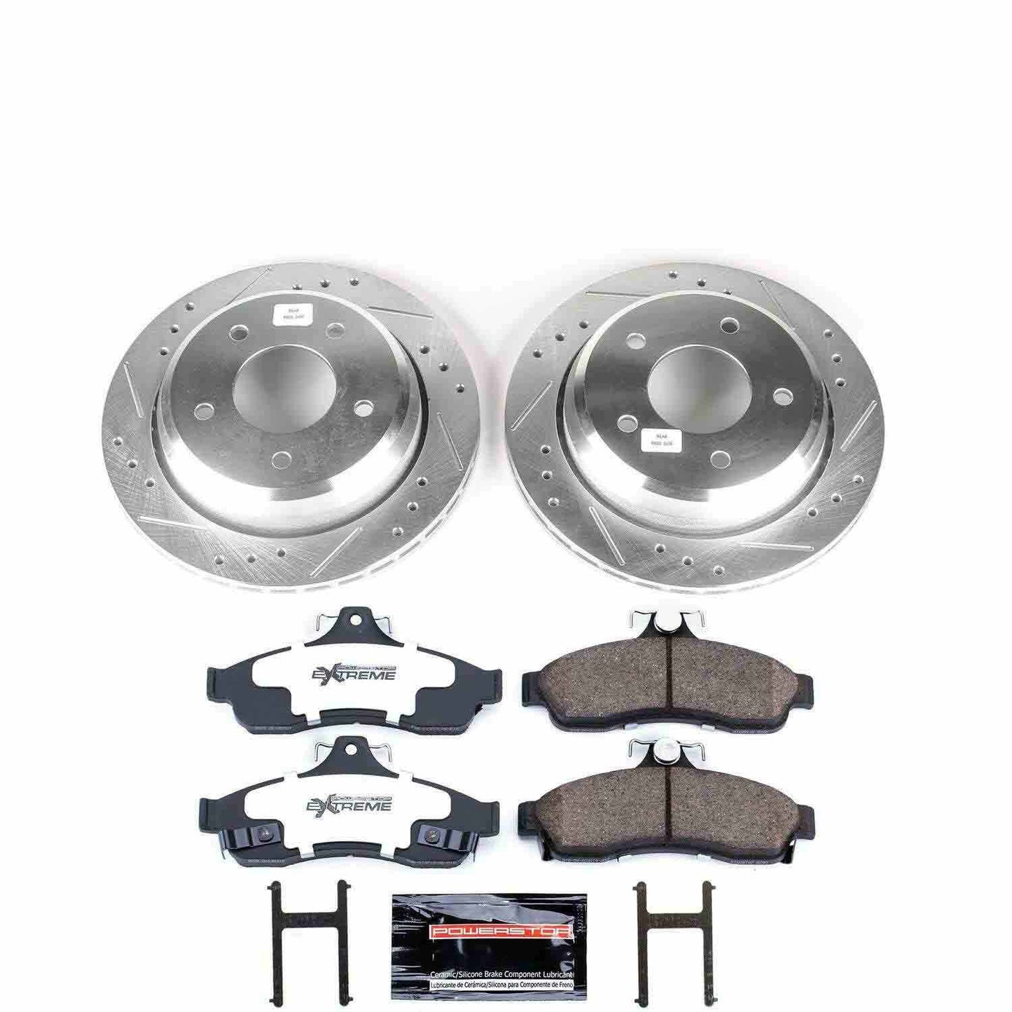 PowerStop Power Stop 94-96 Chevrolet Caprice Rear Z26 Street Warrior Brake Kit K5064-26