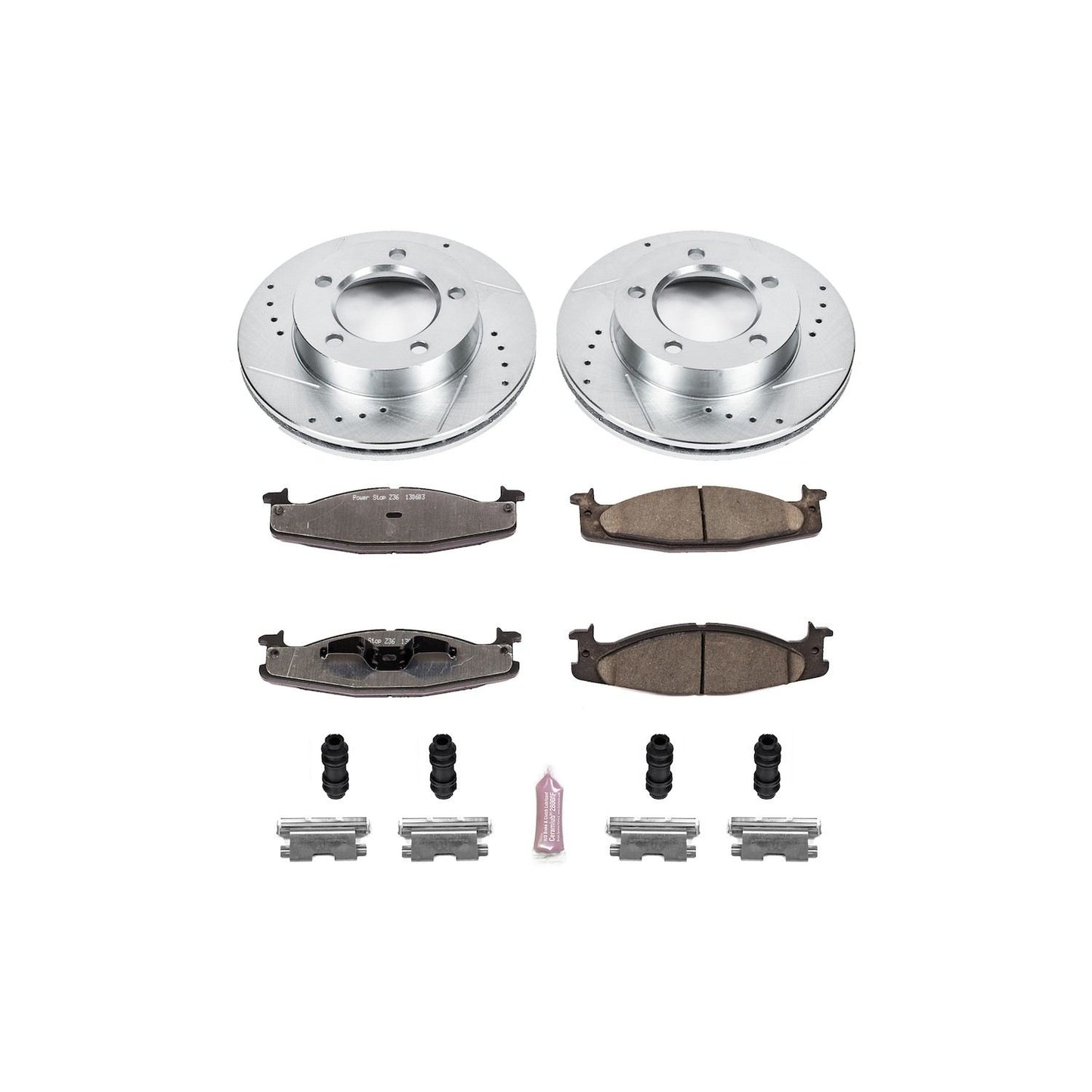 PowerStop Power Stop 94-96 Ford Bronco Front Z36 Truck & Tow Brake Kit K5067-36