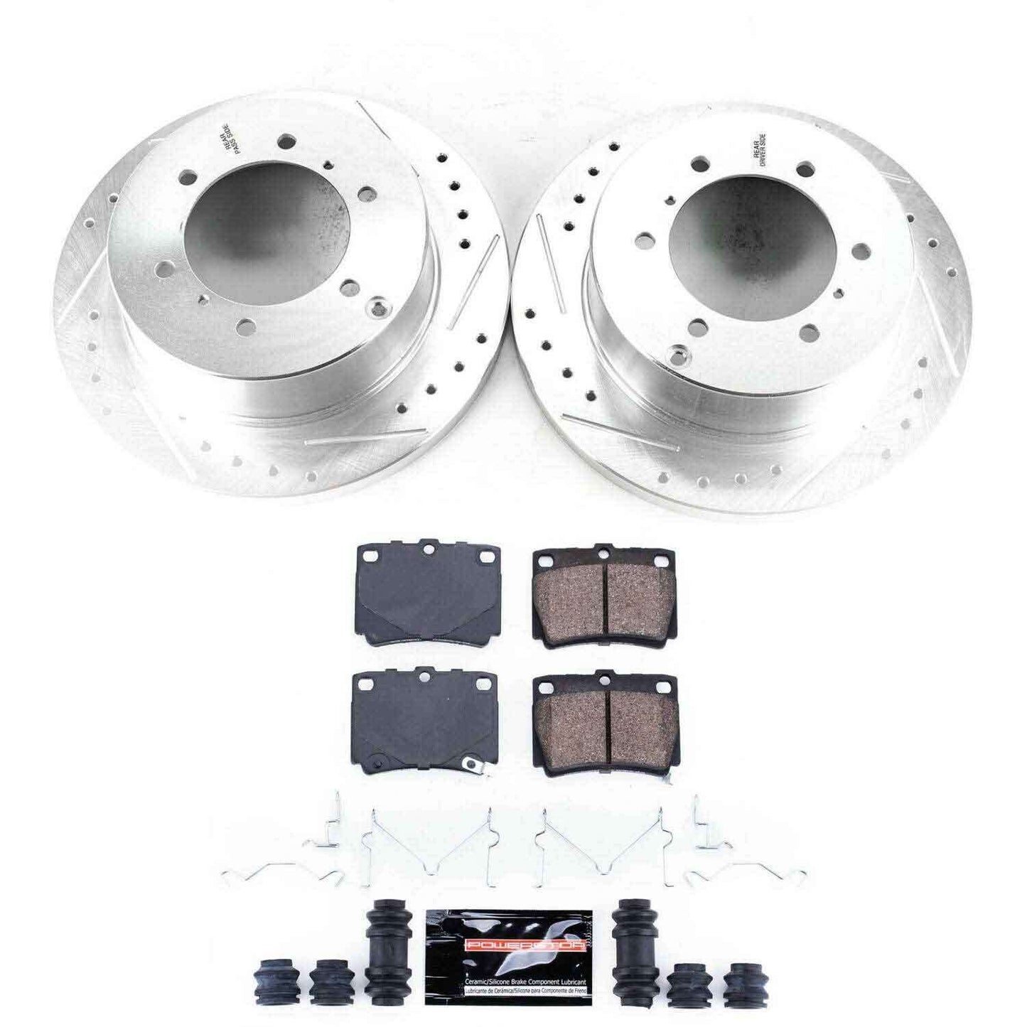 PowerStop Power Stop 97-04 Mitsubishi Montero Sport Rear Z23 Evolution Sport Brake Kit K5160