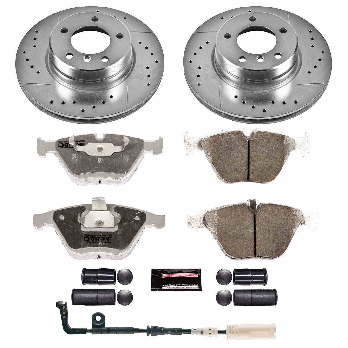 PowerStop Power Stop 06-07 BMW 525i Front Z26 Street Warrior Brake Kit K5280-26