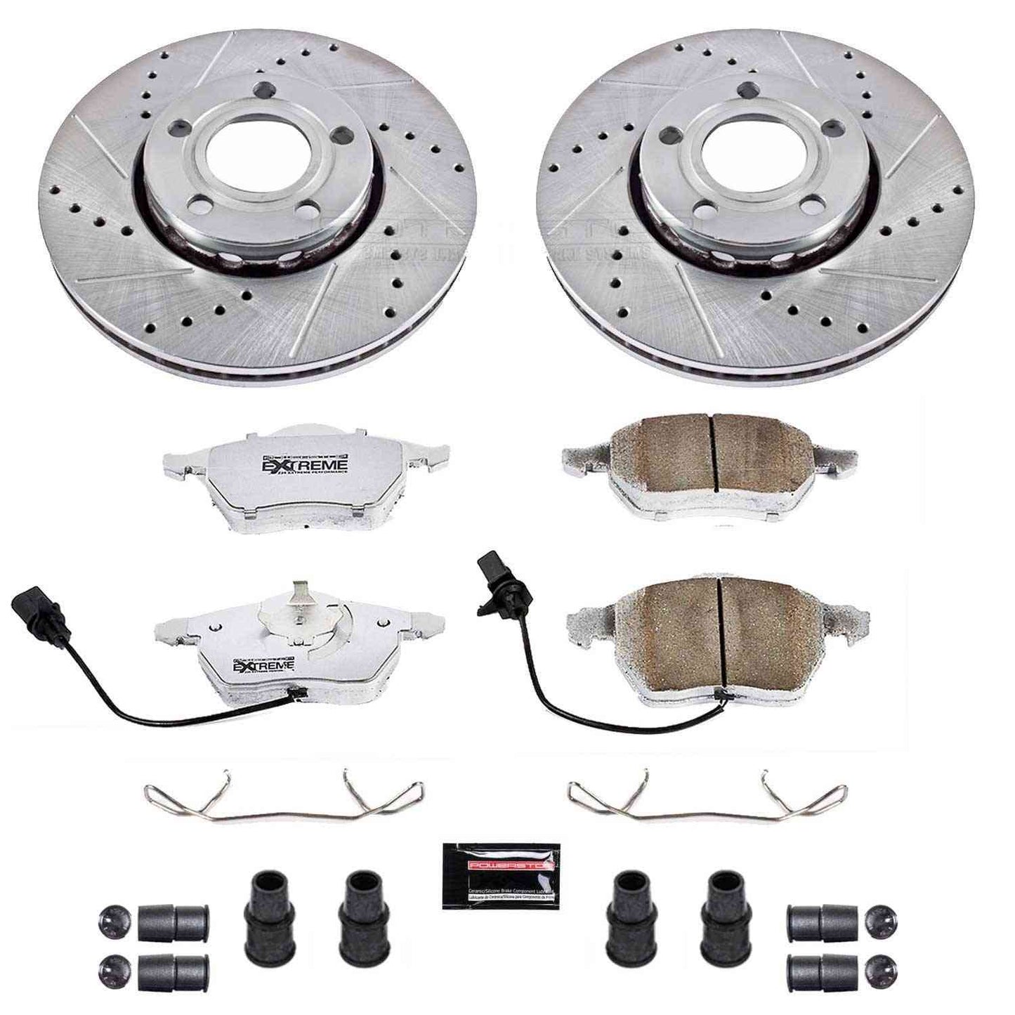 PowerStop Power Stop 99-04 Audi A4 Front Z26 Street Warrior Brake Kit K528-26