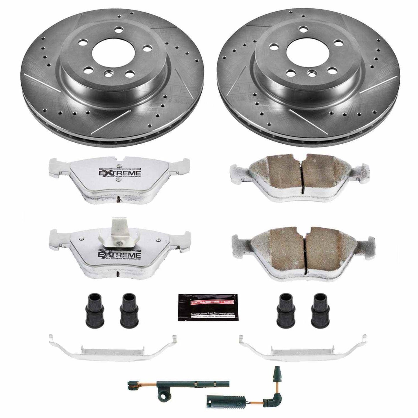 PowerStop Power Stop 04-10 BMW X3 Front Z26 Street Warrior Brake Kit K5298-26