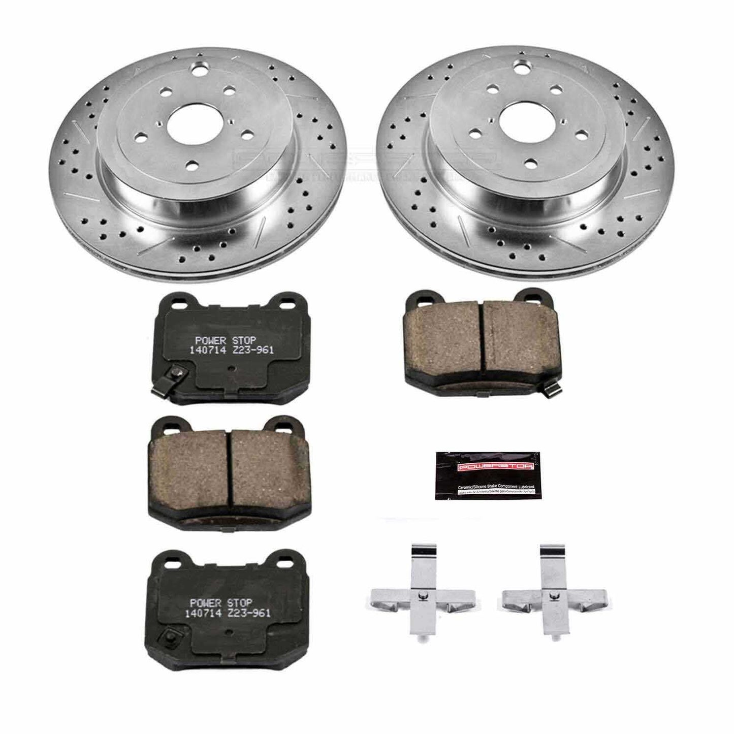PowerStop Power Stop 08-14 Subaru Impreza Rear Z23 Evolution Sport Brake Kit K5305