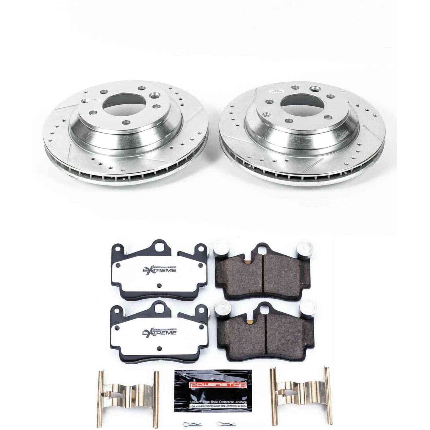 PowerStop Power Stop 07-15 Audi Q7 Rear Z26 Street Warrior Brake Kit K5312-26