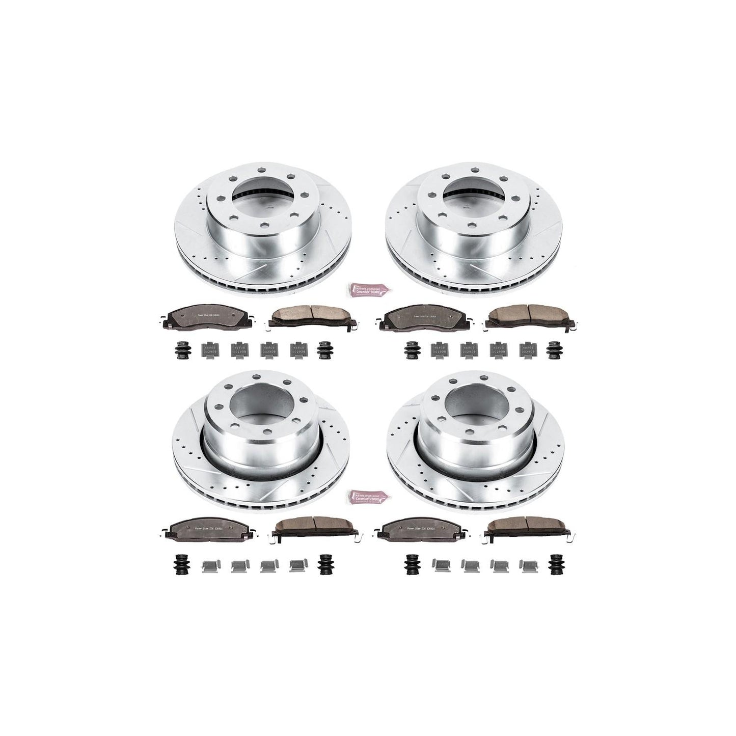 PowerStop Power Stop 09-10 Dodge Ram 2500 Front & Rear Z36 Truck & Tow Brake Kit K5458-36