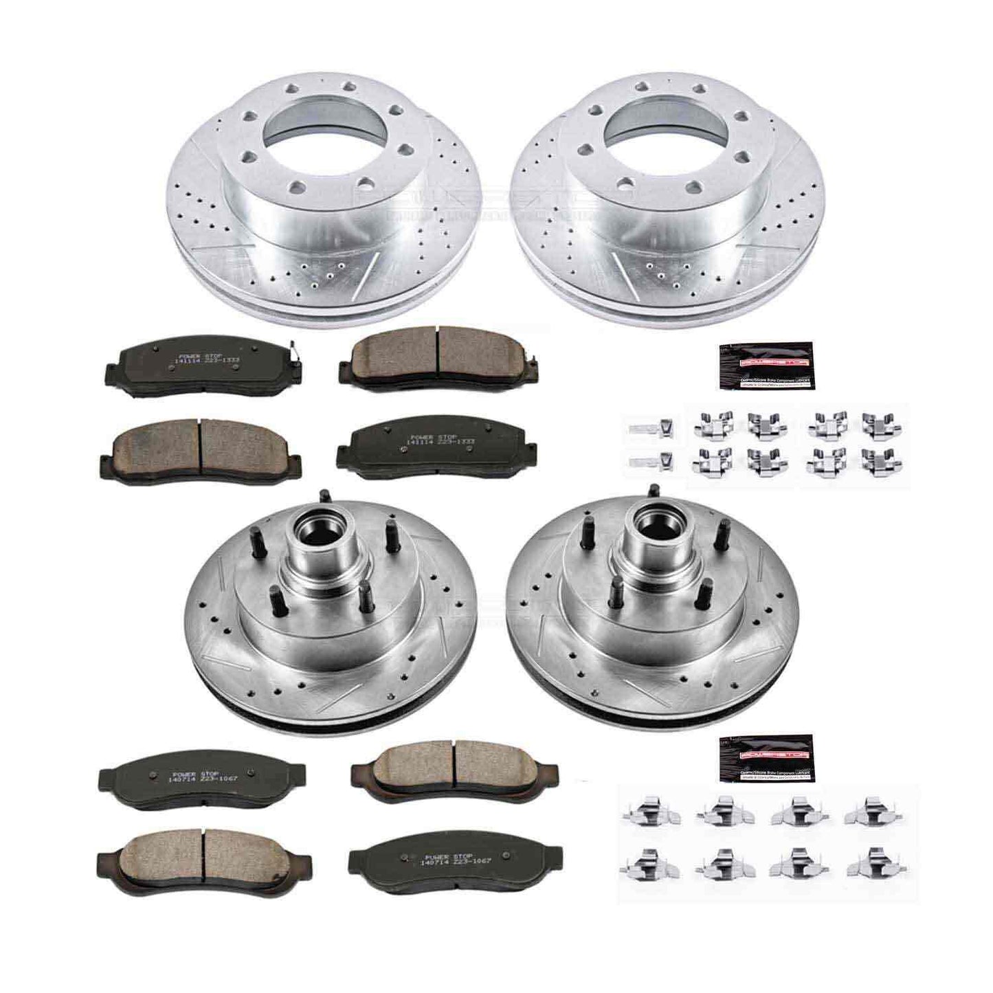 PowerStop Power Stop 09-10 Ford F-250 Super Duty Front & Rear Z23 Evolution Sport Brake Kit K5459