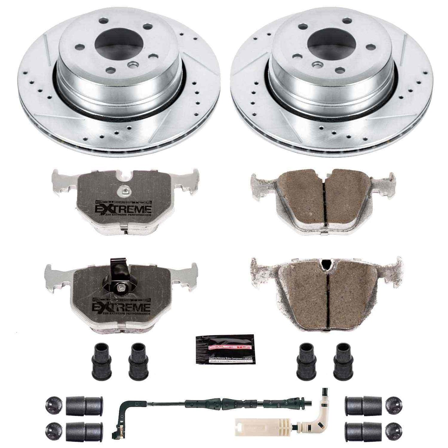 PowerStop Power Stop 06-07 BMW 525xi Rear Z26 Street Warrior Brake Kit K5491-26