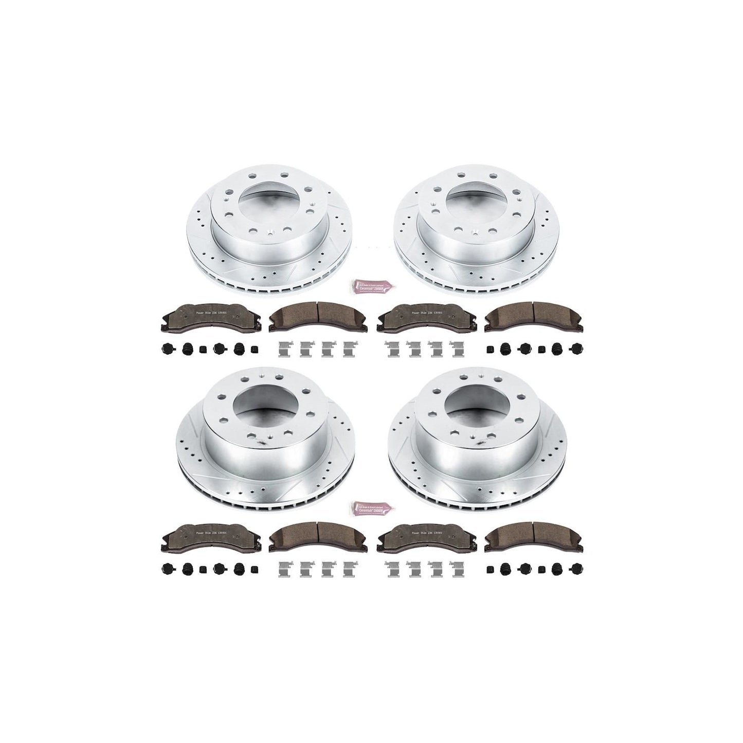 PowerStop Power Stop 2011 Chevrolet Silverado 2500 HD Front & Rear Z36 Truck & Tow Brake Kit K5561-36