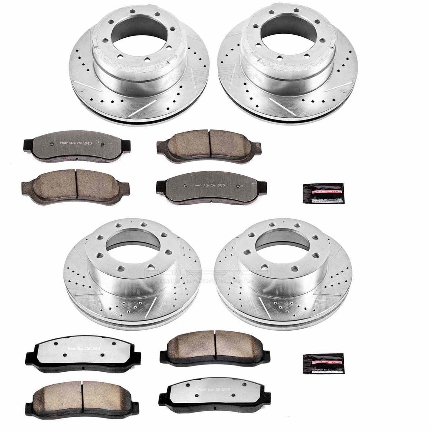 PowerStop Power Stop 10-11 Ford F-350 Super Duty Front & Rear Z36 Truck & Tow Brake Kit K5574-36