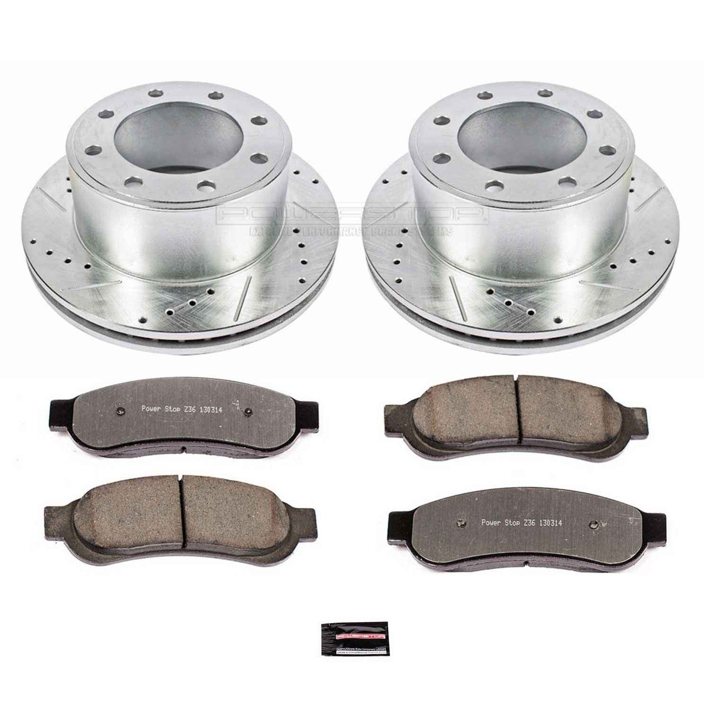 PowerStop Power Stop 10-12 Ford F-250 Super Duty Rear Z36 Truck & Tow Brake Kit K5578-36