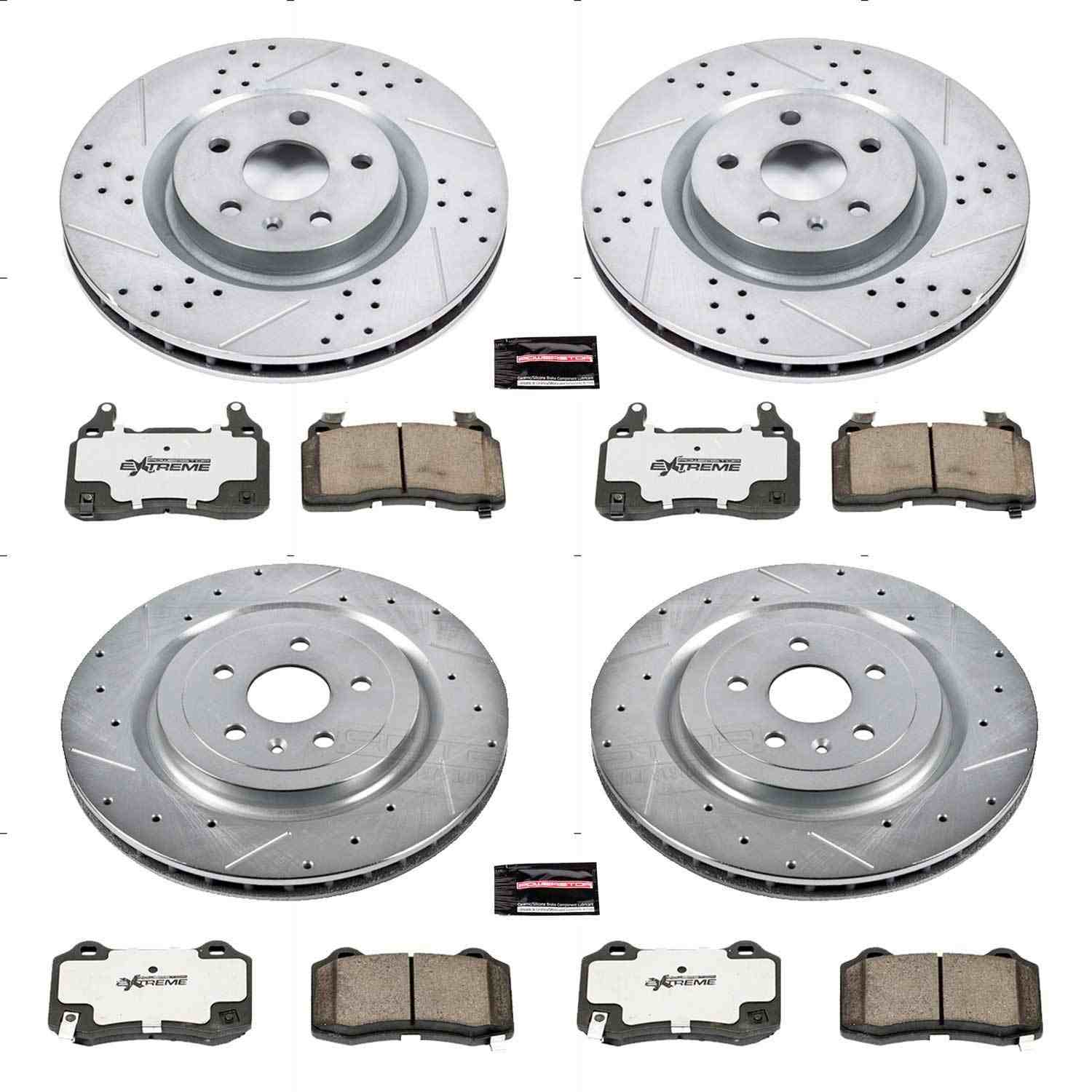PowerStop Power Stop 10-15 Chevrolet Camaro Front & Rear Z26 Street Warrior Brake Kit K5603-26