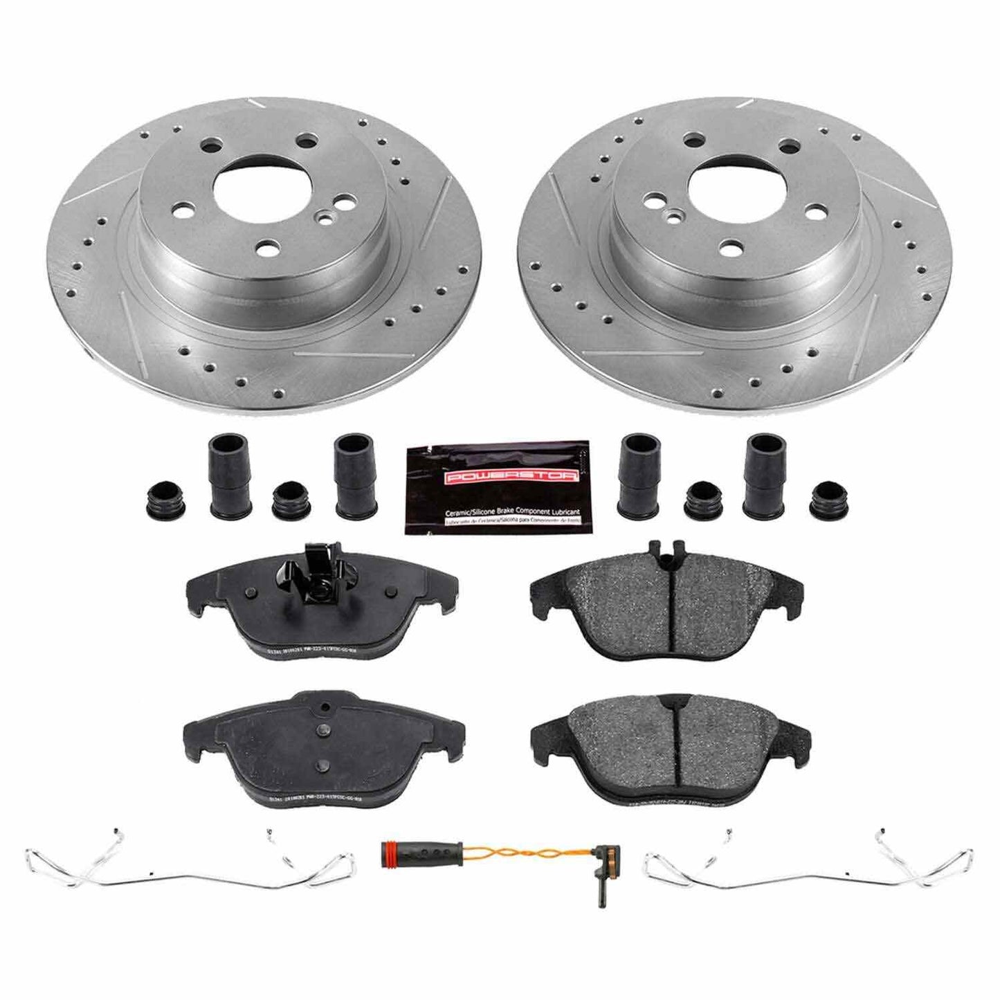 PowerStop Power Stop 12-15 Mercedes-Benz C250 Rear Z23 Evolution Sport Brake Kit K5625