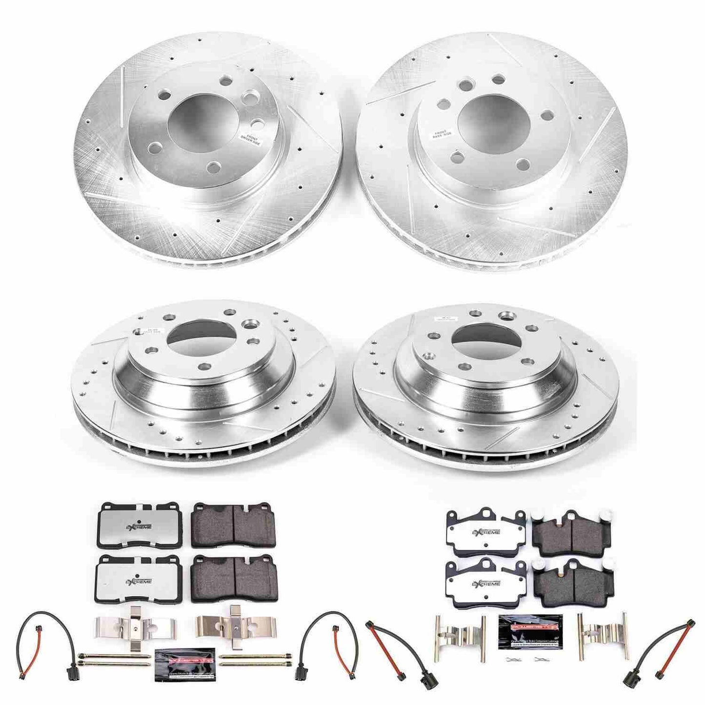 PowerStop Power Stop 07-10 Volkswagen Touareg Front & Rear Z26 Street Warrior Brake Kit K5745-26