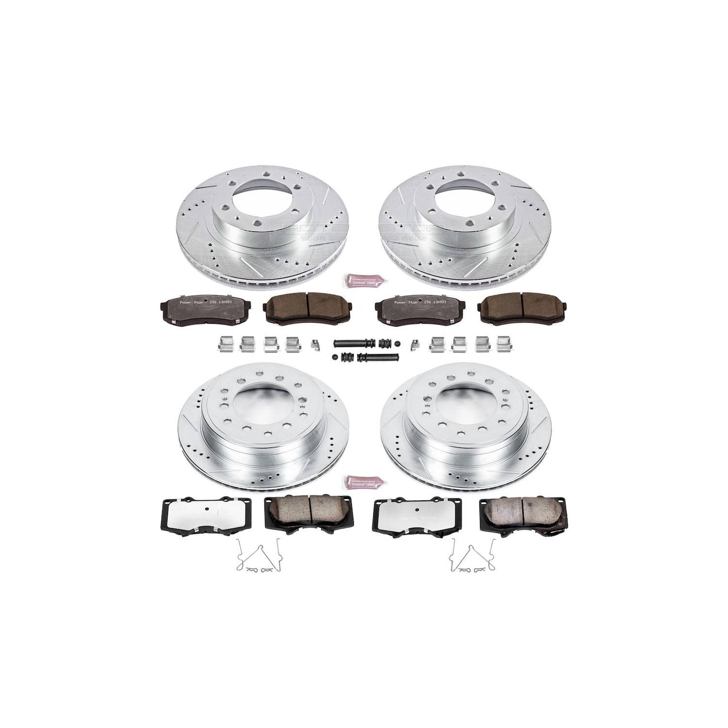 PowerStop Power Stop 10-14 Toyota FJ Cruiser Front & Rear Z36 Truck & Tow Brake Kit K5805-36