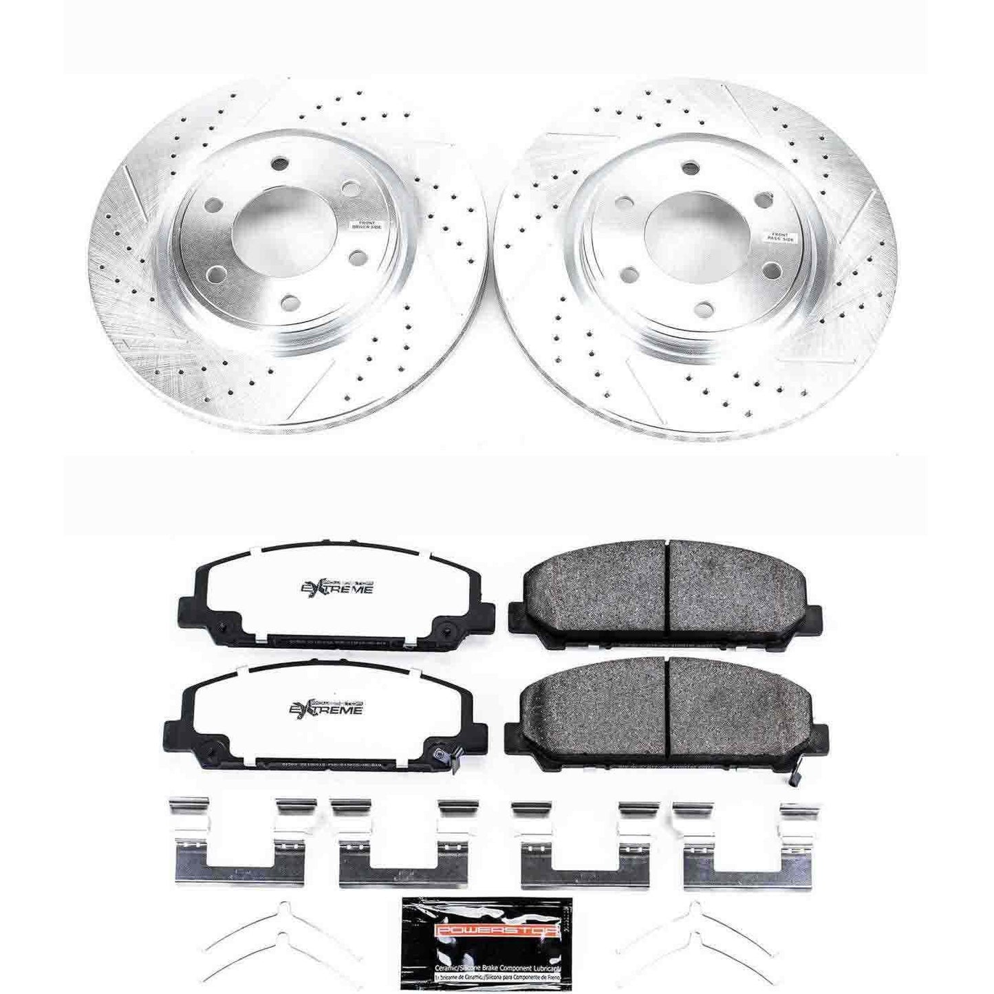PowerStop Power Stop 12-15 Nissan Armada Front Z36 Truck & Tow Brake Kit K5821-36