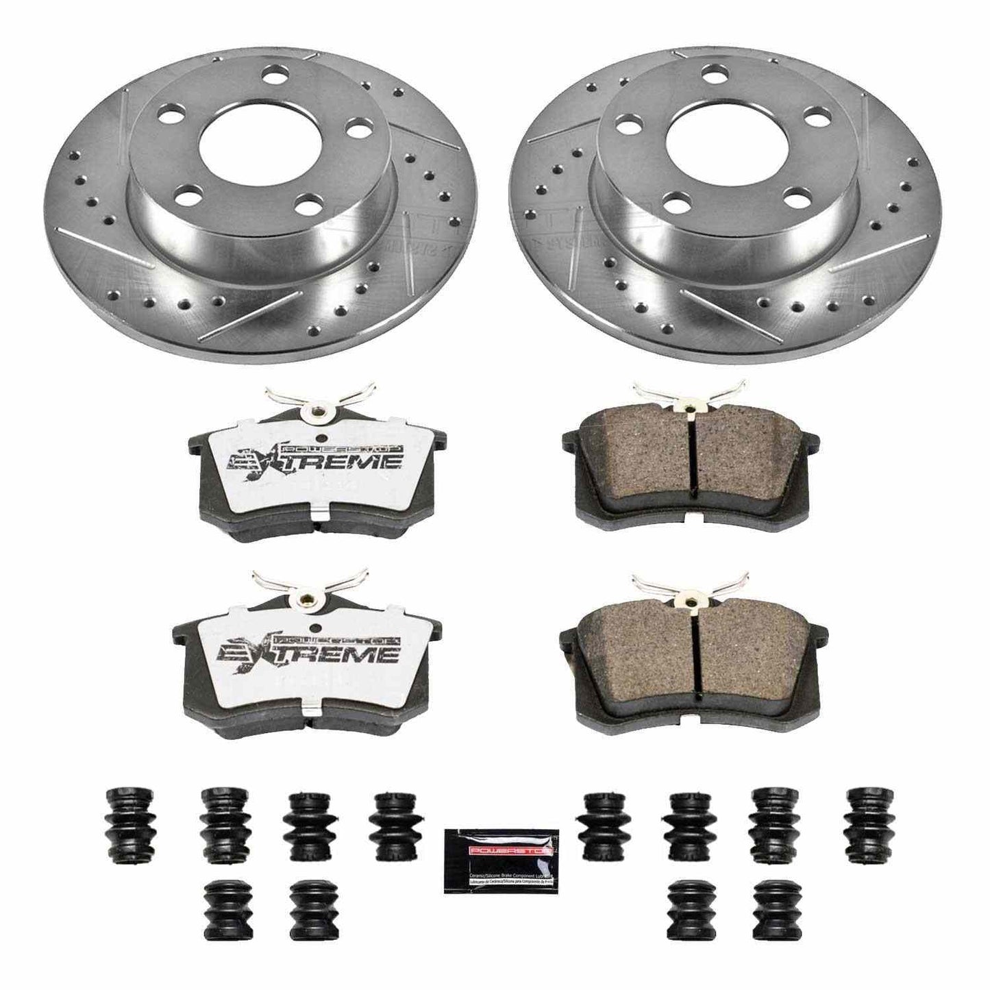 PowerStop Power Stop 99-05 Volkswagen Passat Rear Z26 Street Warrior Brake Kit K585-26