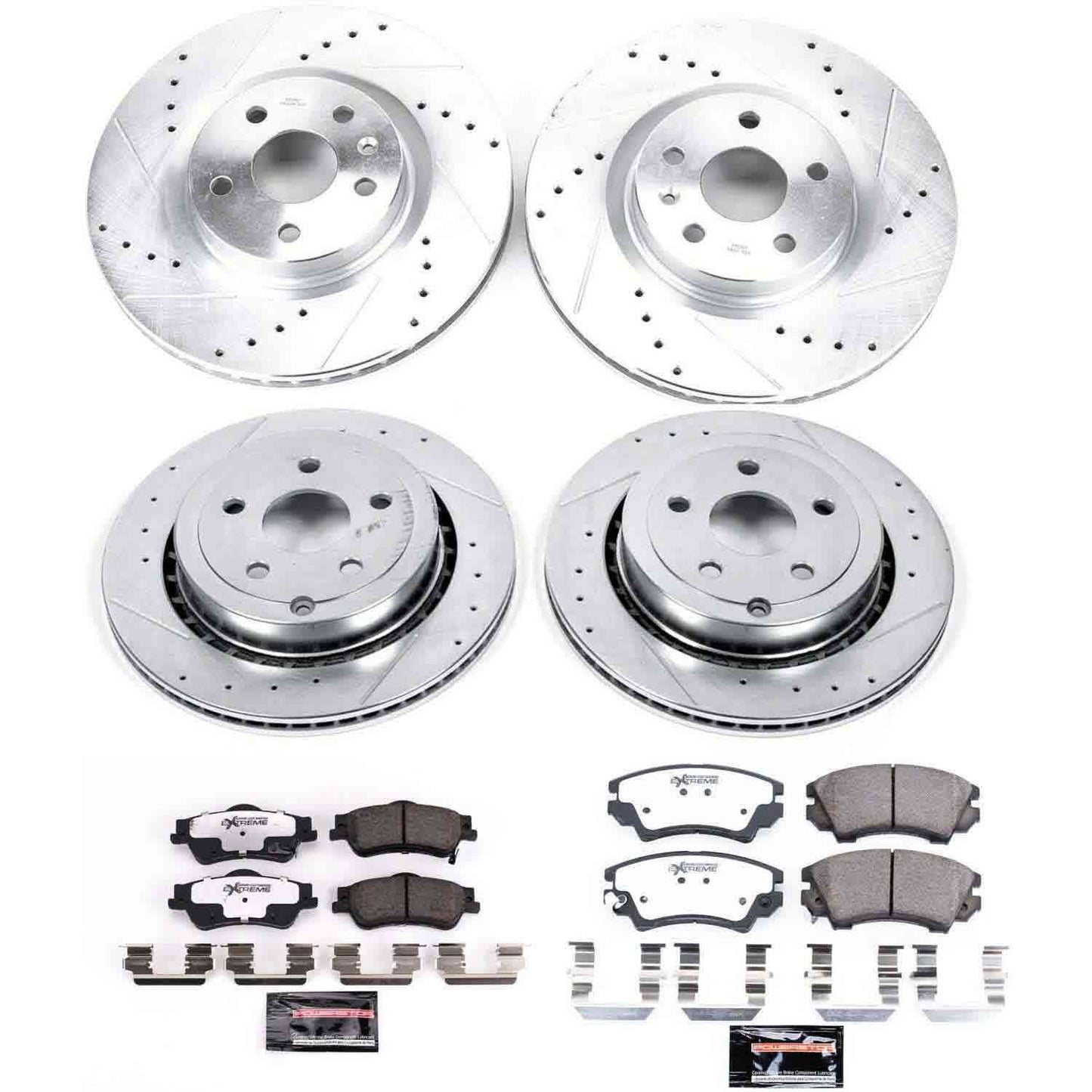 PowerStop Power Stop 11-17 Chevrolet Caprice Front & Rear Z26 Street Warrior Brake Kit K5949-26