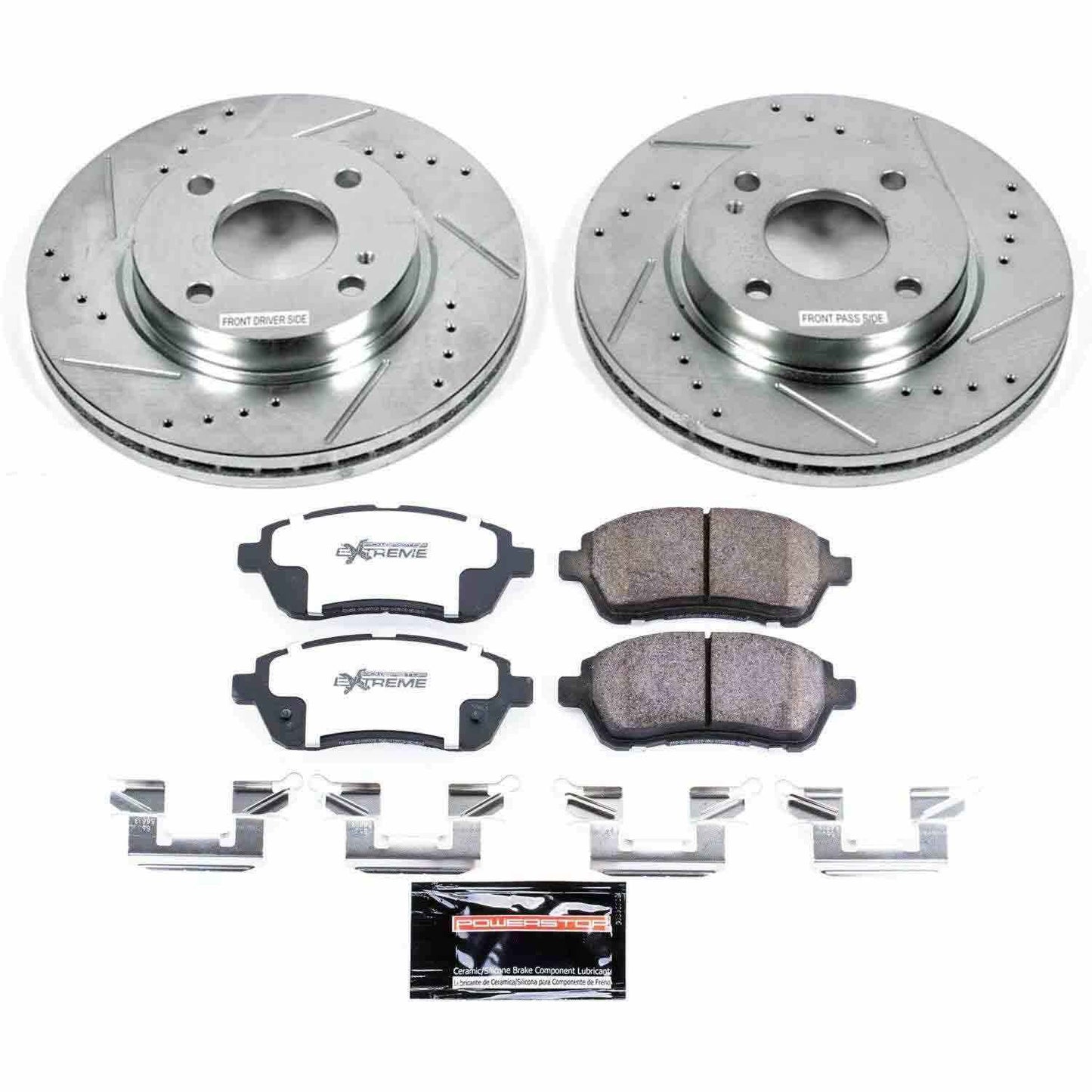 PowerStop Power Stop 11-19 Ford Fiesta Front Z26 Street Warrior Brake Kit K5969-26