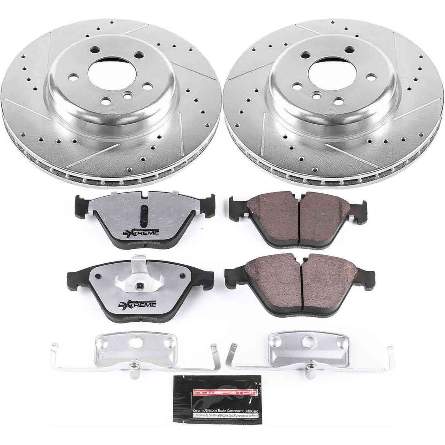 PowerStop Power Stop 14-16 BMW 535d Front Z26 Street Warrior Brake Kit K6020-26