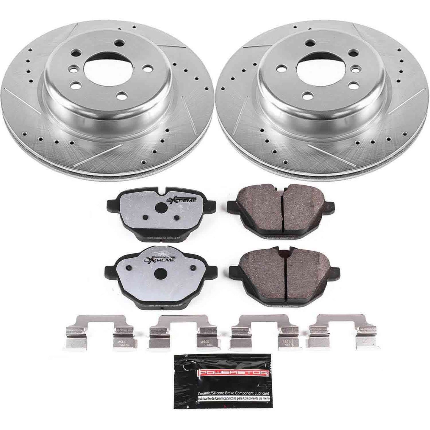 PowerStop Power Stop 11-16 BMW 528i Rear Z26 Street Warrior Brake Kit K6034-26