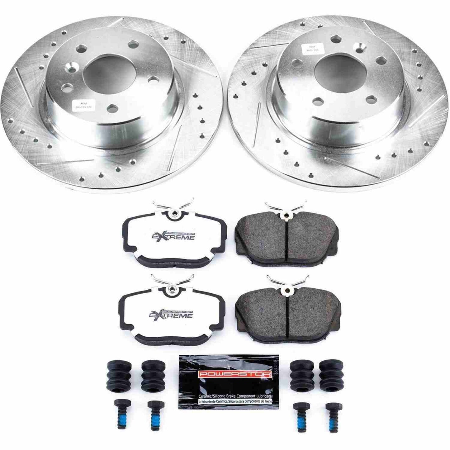 PowerStop Power Stop 99-04 Land Rover Discovery Rear Z36 Truck & Tow Brake Kit K6152-36