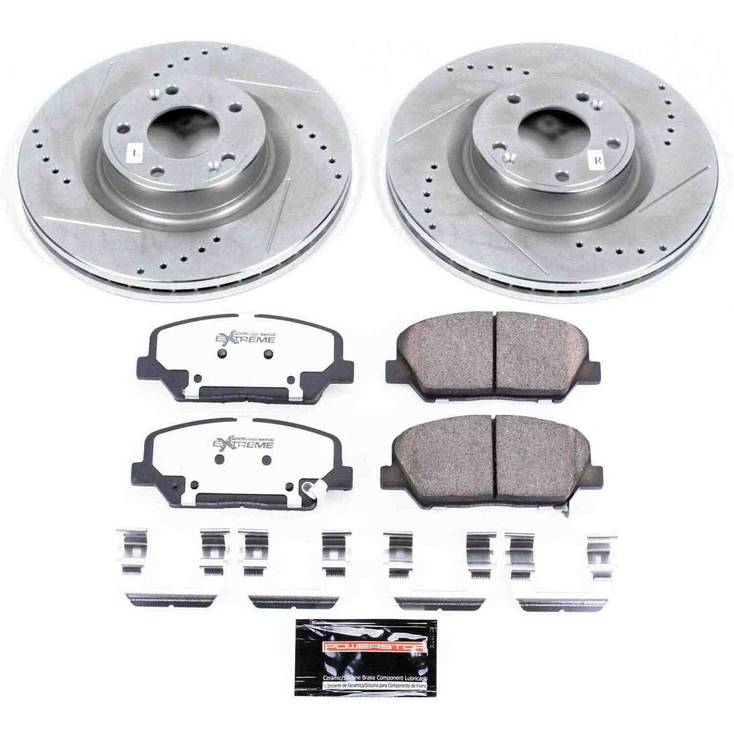 PowerStop Power Stop 10-16 Hyundai Genesis Coupe Front Z26 Street Warrior Brake Kit K6169-26