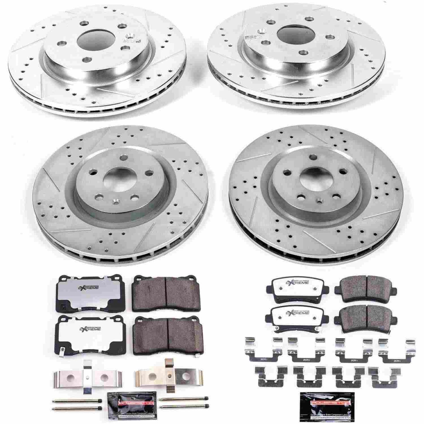 PowerStop Power Stop 12-13 Buick Regal Front & Rear Z26 Street Warrior Brake Kit K6188-26